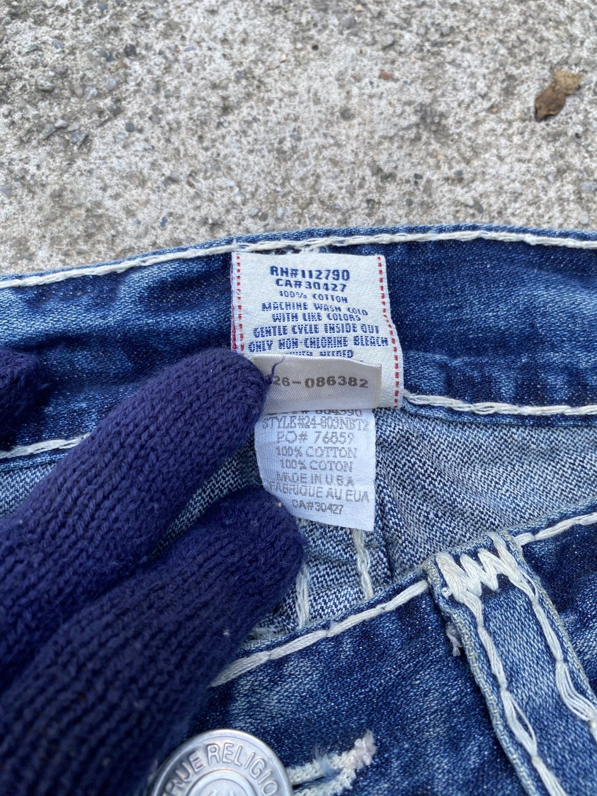 Japanese Brand × Tornado Mart × True Religion 1990s - True Religion Flare Jeans Size US 34 / EU 50 - 24 Thumbnail