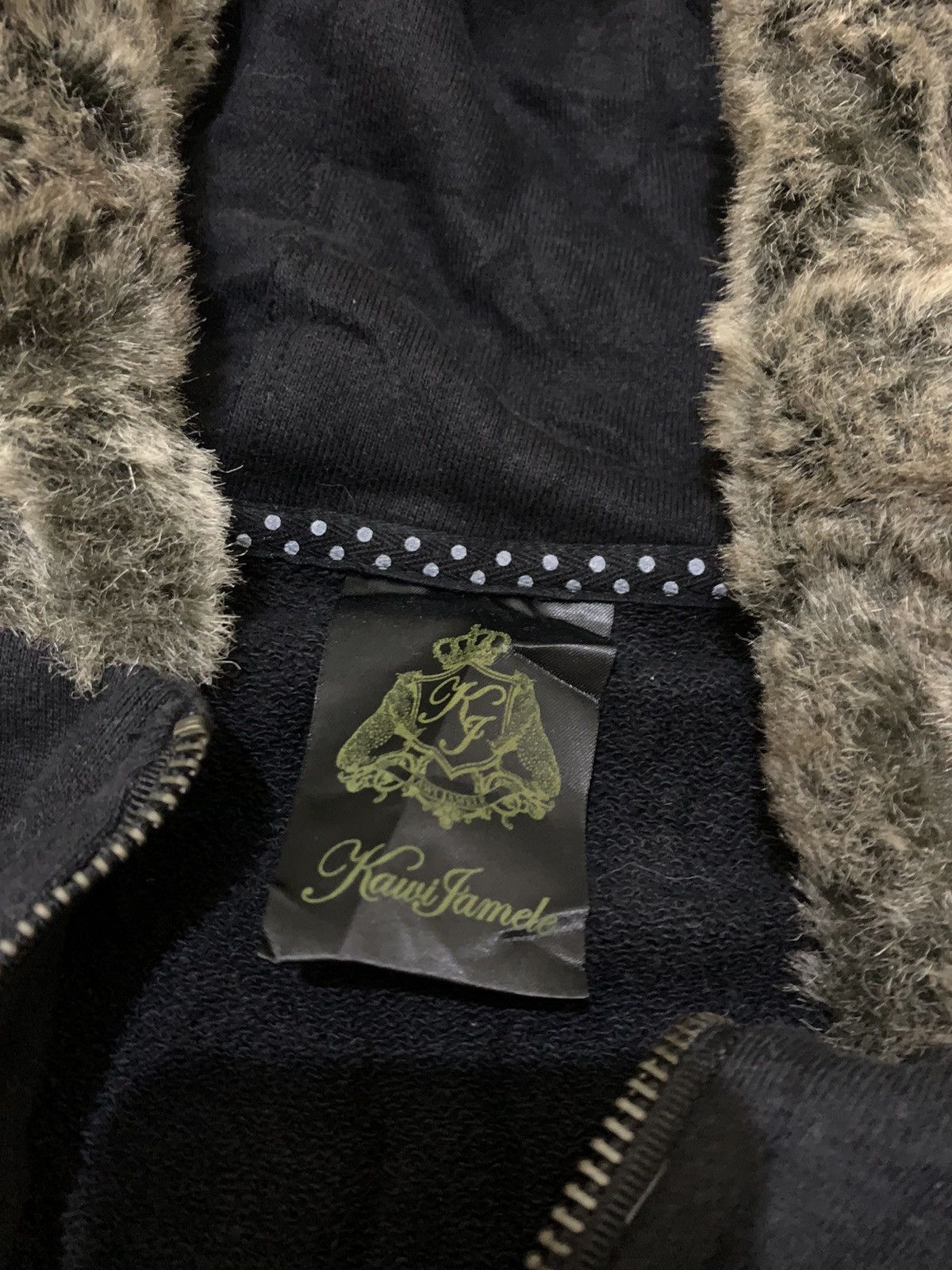 Japanese Brand 🌪️NEED GONE🌪️ 1990s Kawi Jamele Fux Faur Hoodie Size US M / EU 48-50 / 2 - 3 Thumbnail
