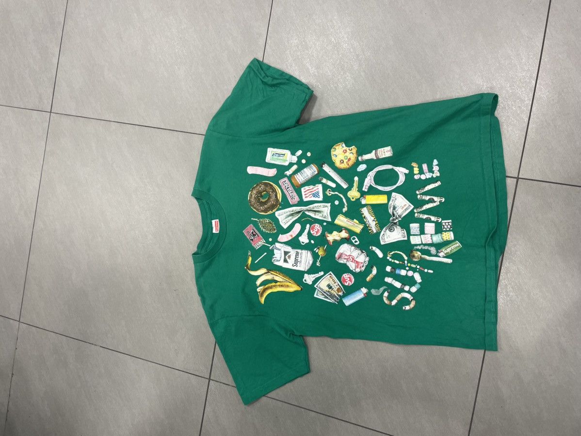 Supreme Supreme Green T-Shirt Size US M / EU 48-50 / 2 - 1 Thumbnail