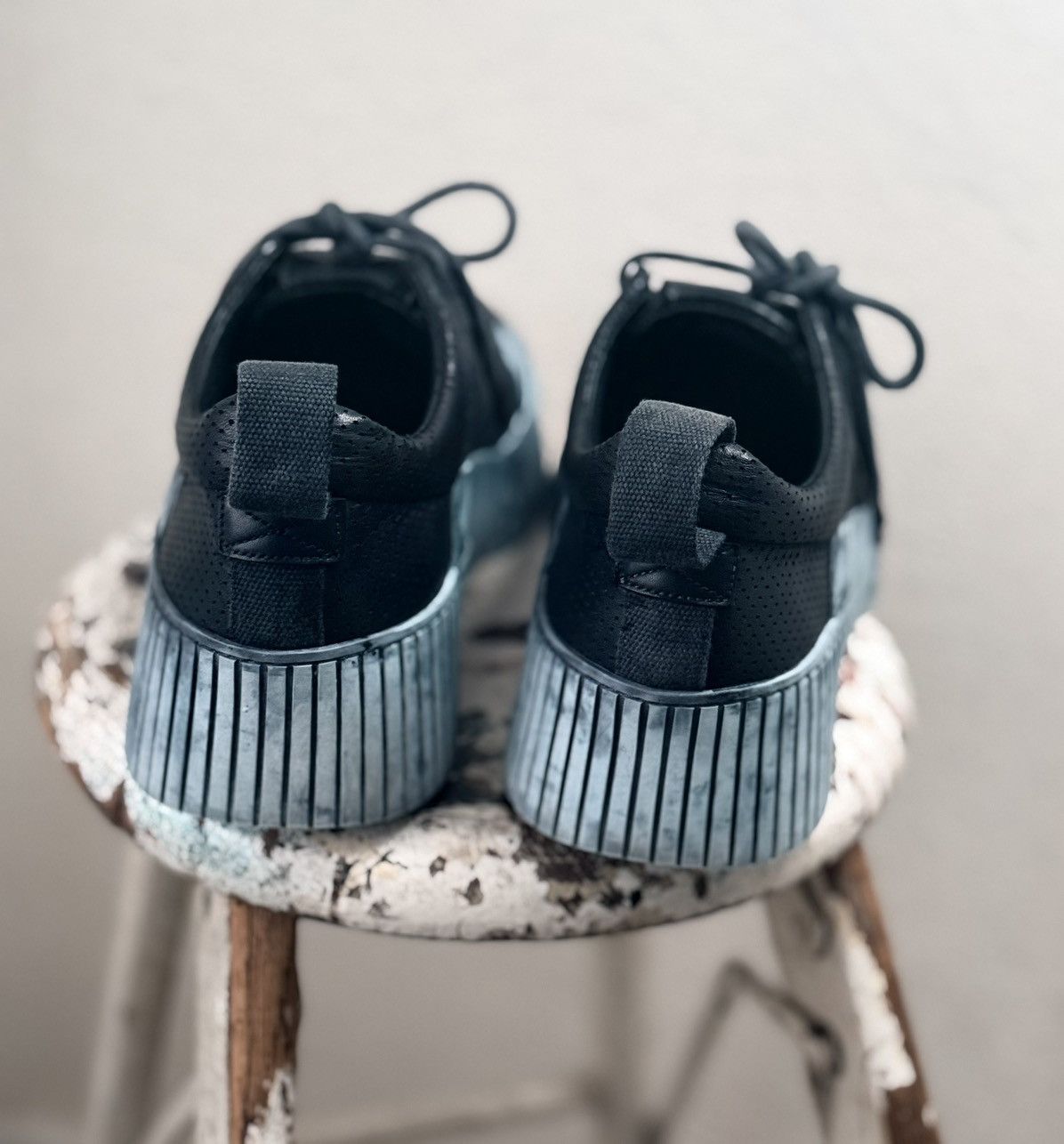 Boris Bidjan Saberi Bamba 2.1 Black low top sneaker Size US 12 / EU 45 - 6 Thumbnail