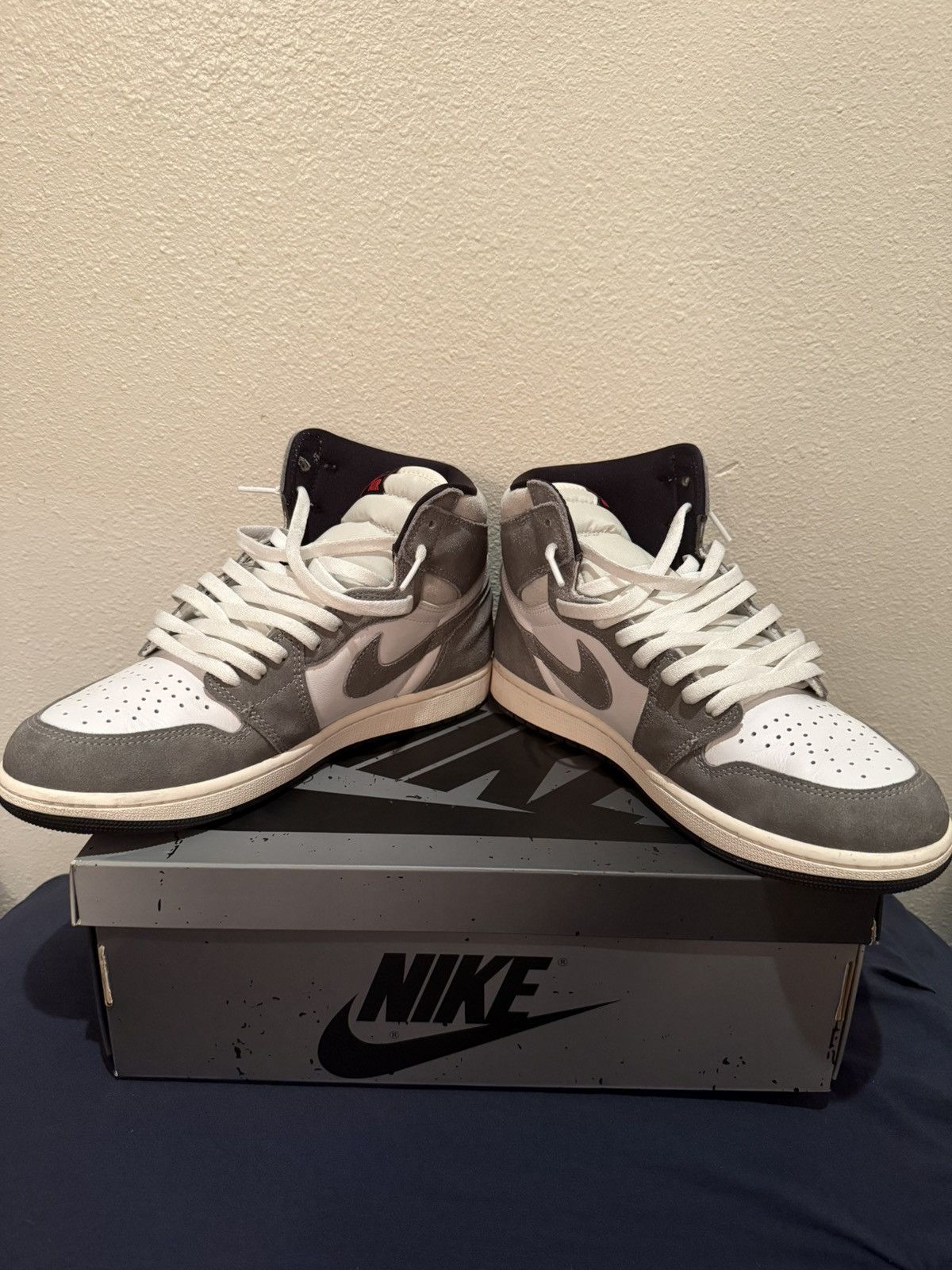 Jordan Brand Nike Air Jordan 1’s Black Washed Size US 10 / EU 43 - 4 Thumbnail