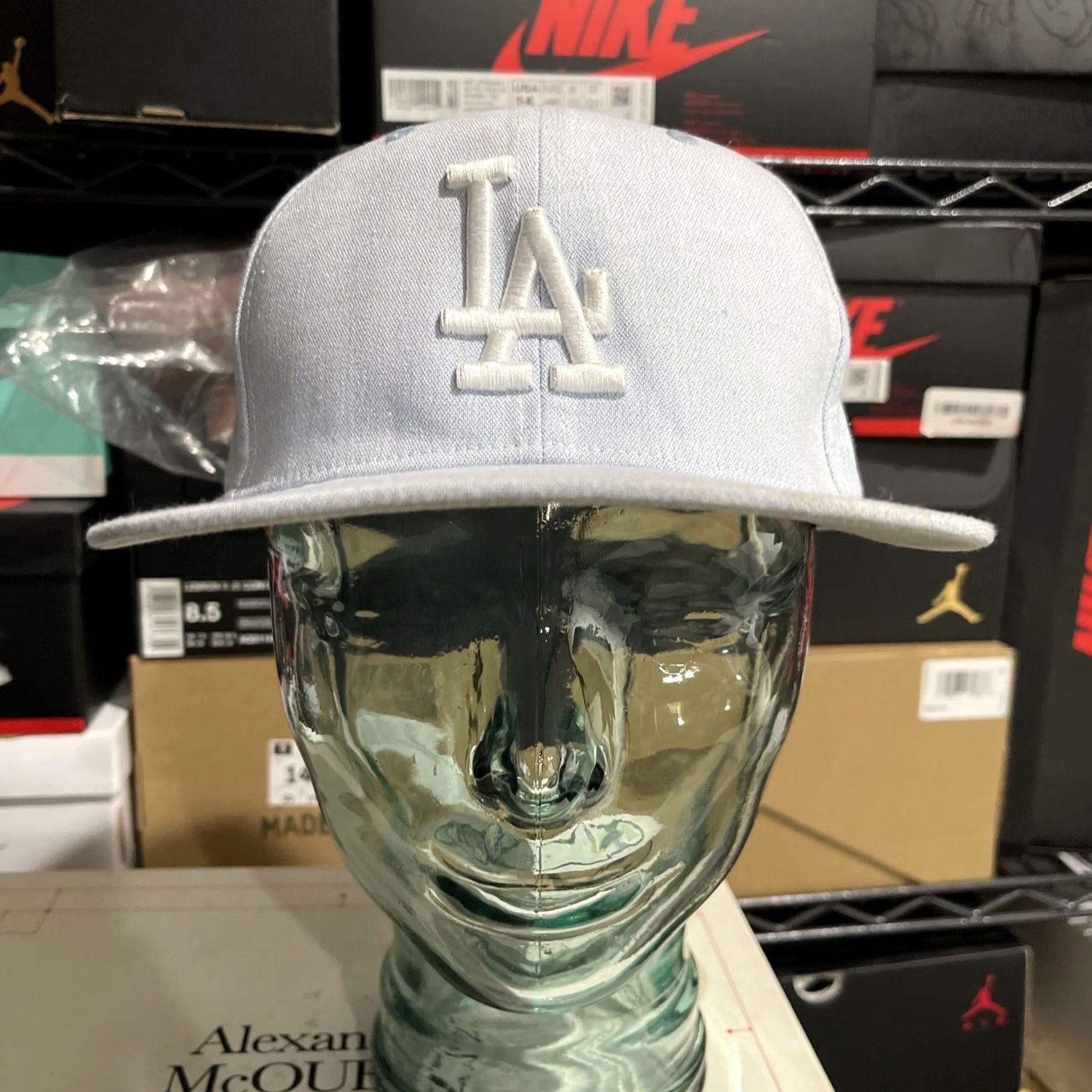 47 VINTAGE? Los Angeles Dodgers Cap Hat Mens Snap Back 47 Brand Adjustable MLB Cotton Linen Cap Hat Mens One Size Blue"," Size ONE SIZE - 2 Thumbnail