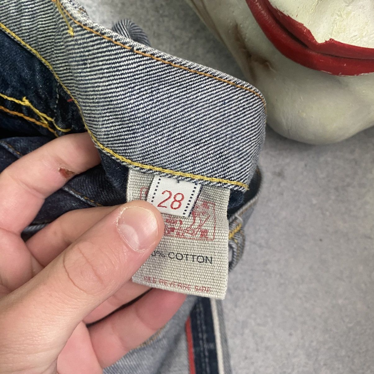 Evisu Vintage Evisu Jeans Embroidered Logo Baggy Y2K Size US 28 / EU 44 - 15 Thumbnail