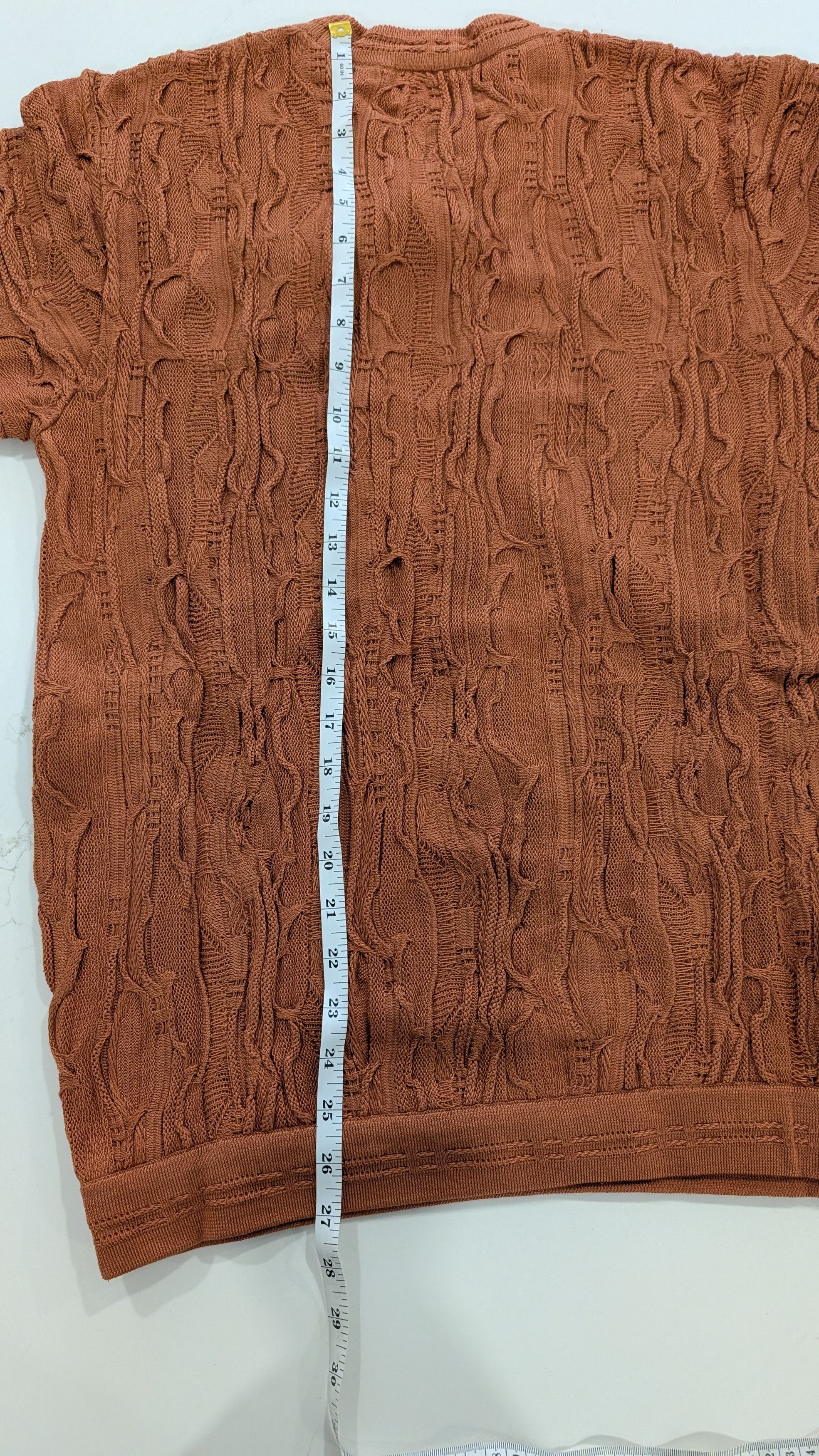 Coogi Coogi NWT Classic 3D Knit Sweater Copper Size M Size US M / EU 48-50 / 2 - 14 Thumbnail
