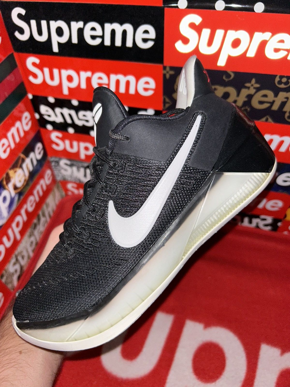 Nike Nike Kobe AD GS Black White 869987-001 size 4.5y Size US 5 / EU 37 - 6 Thumbnail