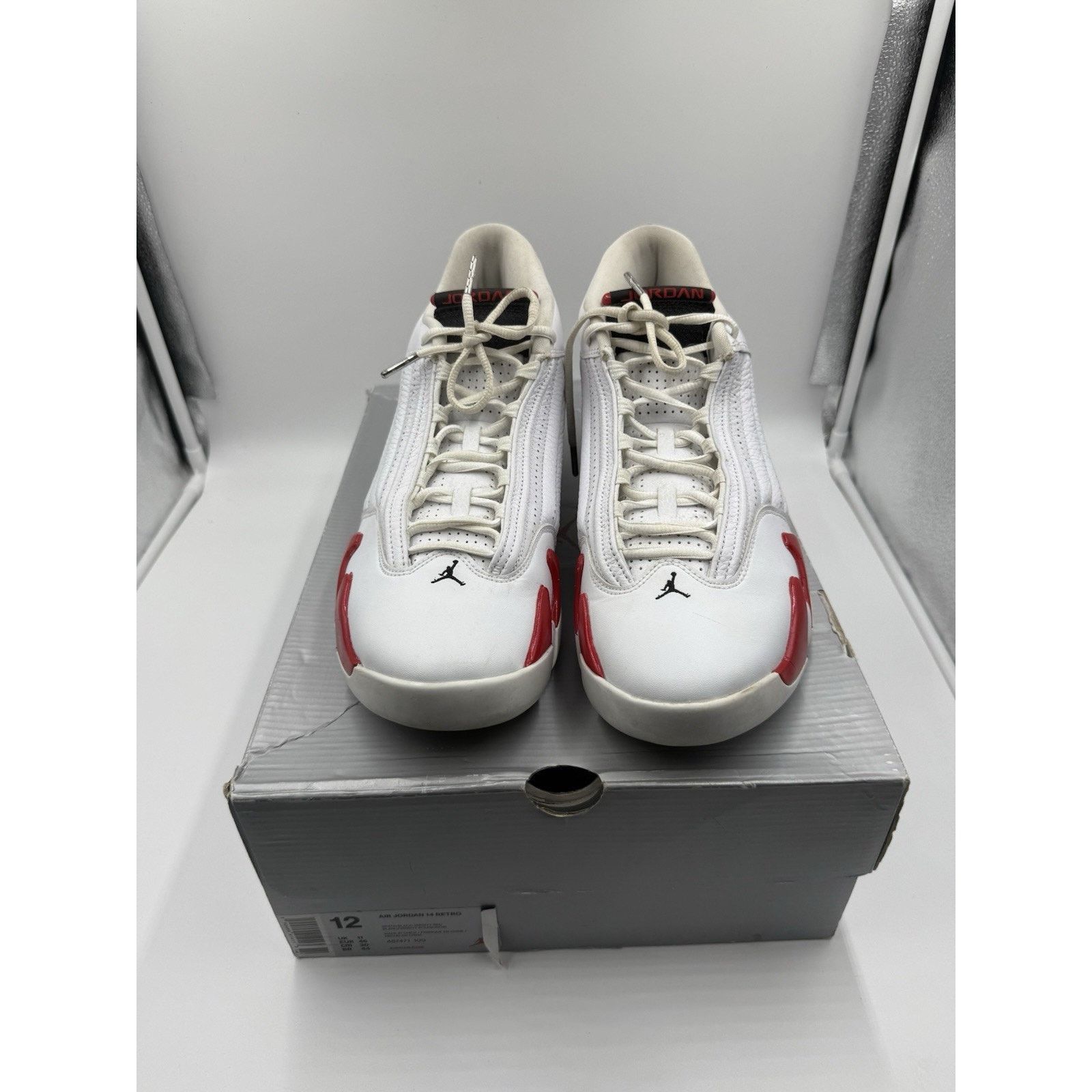 Rip Hamilton Candy Cane 14 Jordans Size 12 Air Jordan 14 Retro