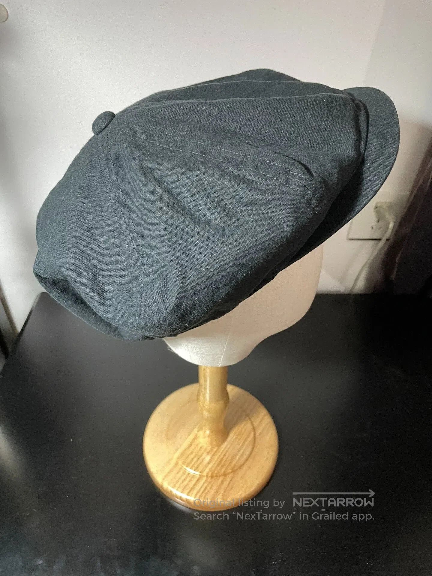 Full Count & Co. Fullcount Vintage Black Newsboy Cap. Size ONE SIZE - 7 Thumbnail
