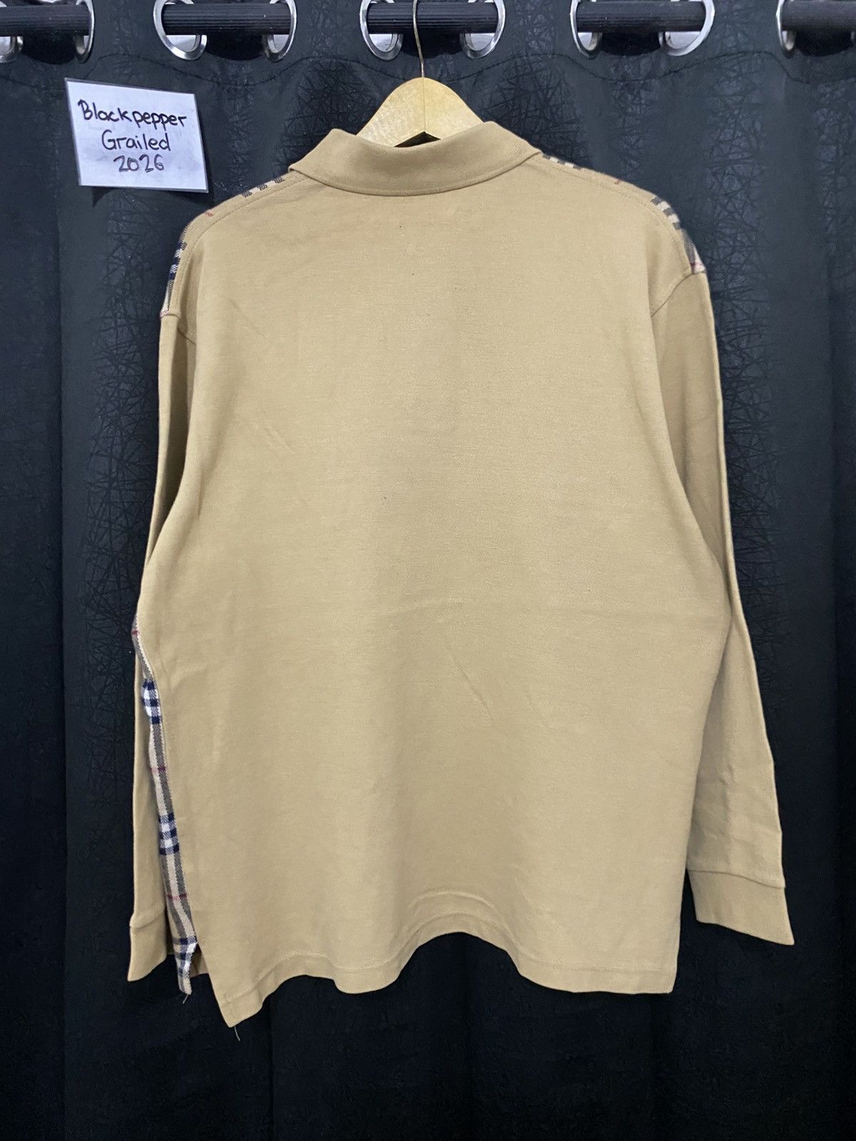 Burberry Burberry Nova Check L/S Polos Size US M / EU 48-50 / 2 - 6 Thumbnail
