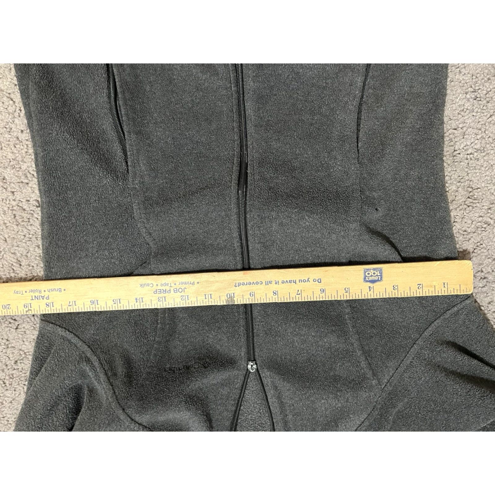 Vintage Columbia Women's Gray Fleece Jacket Full Zip Sweater Size S Casual Mid-Length Jacket Zip Pockets Size S / US 4 / IT 40 - 5 Thumbnail