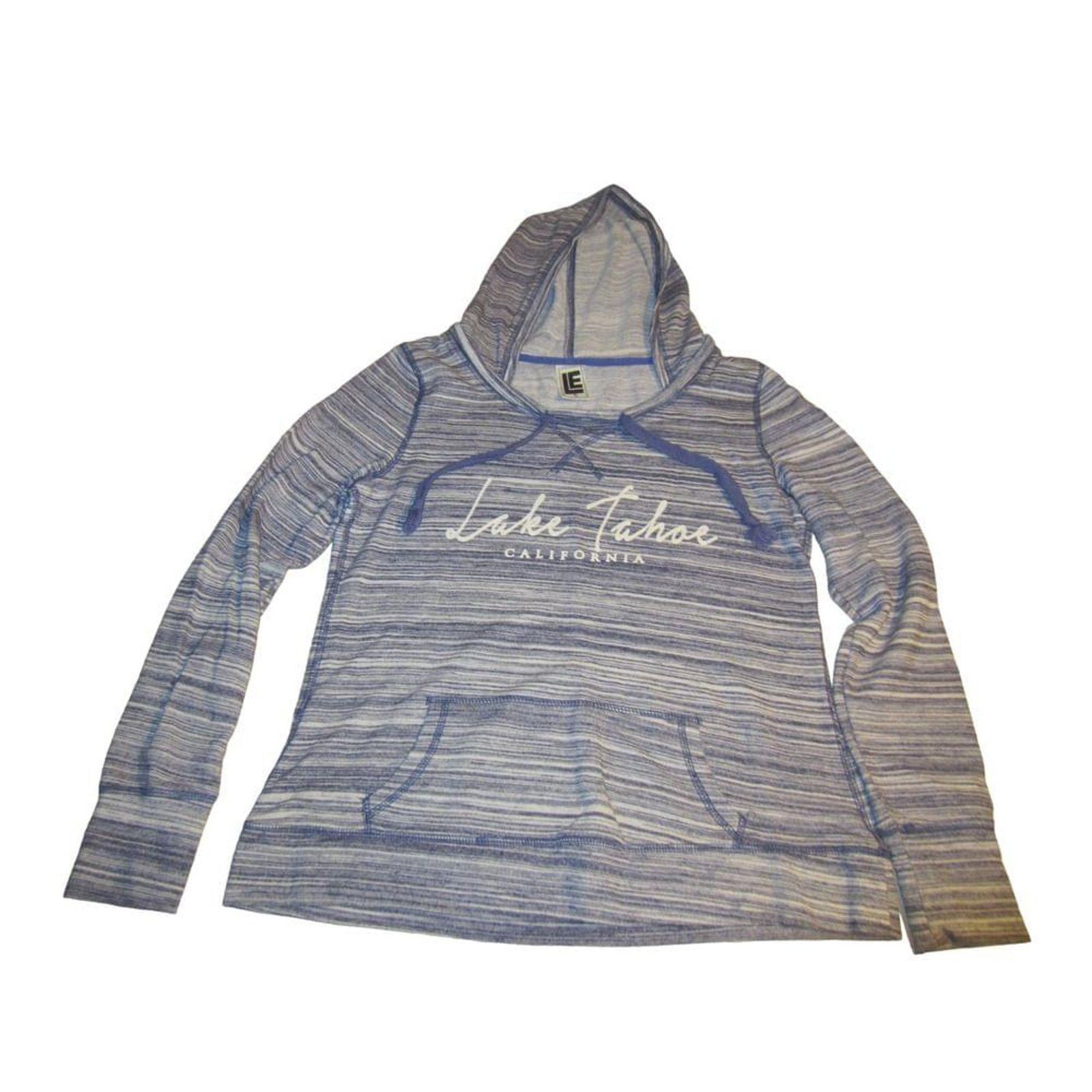 Other Coastal Casual Blue Striped Lightweight Hoodie Lake Tahoe Size S / US 4 / IT 40 - 2 Thumbnail