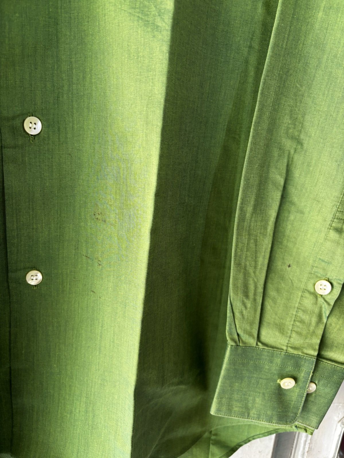 JUN MEN Vintage 90s JUN MEN Green Shirts Size US L / EU 52-54 / 3 - 4 Thumbnail