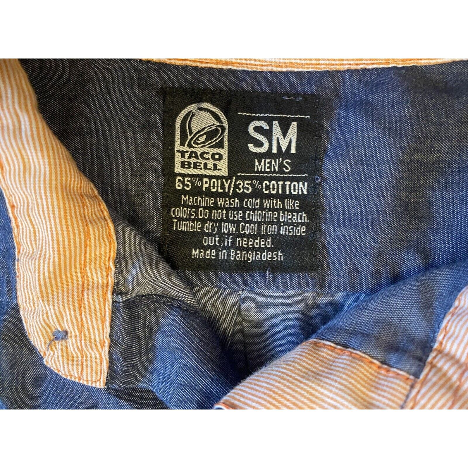Other TACO BELL L Men’s Small Shirt Employee Uniform Restaurant Size US S / EU 44-46 / 1 - 2 Thumbnail