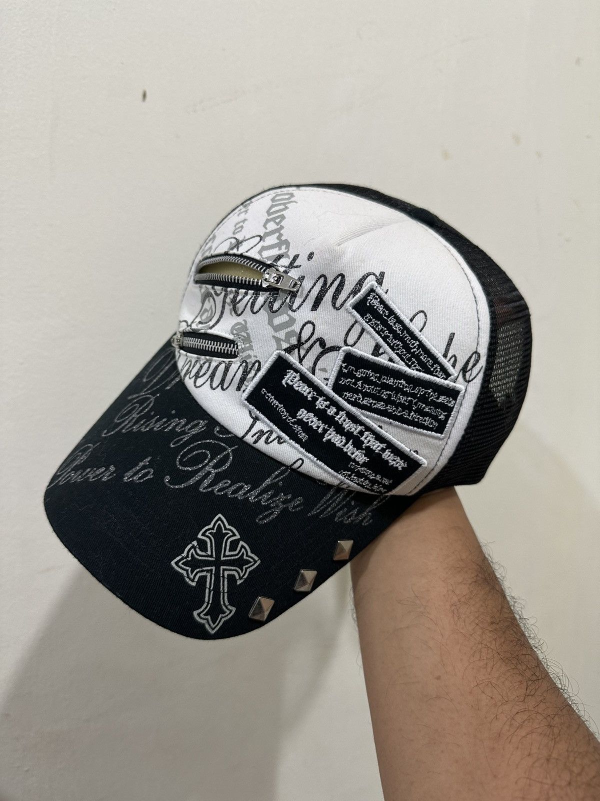 If Six Was Nine Inspired HG Cross PUNK Trucker Hat Size ONE SIZE - 1 Thumbnail