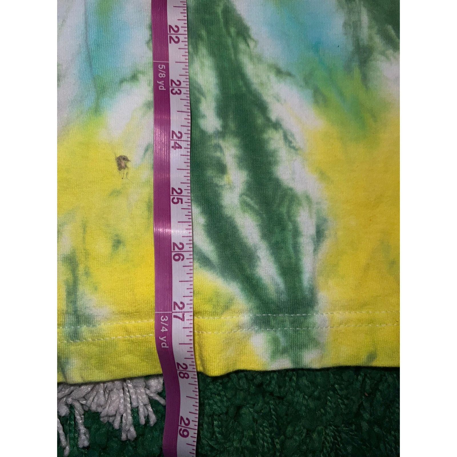 Vintage Vintage Green Spiral Tie Dye Shirt Blank Shirt Tee VTG M Size US M / EU 48-50 / 2 - 8 Thumbnail