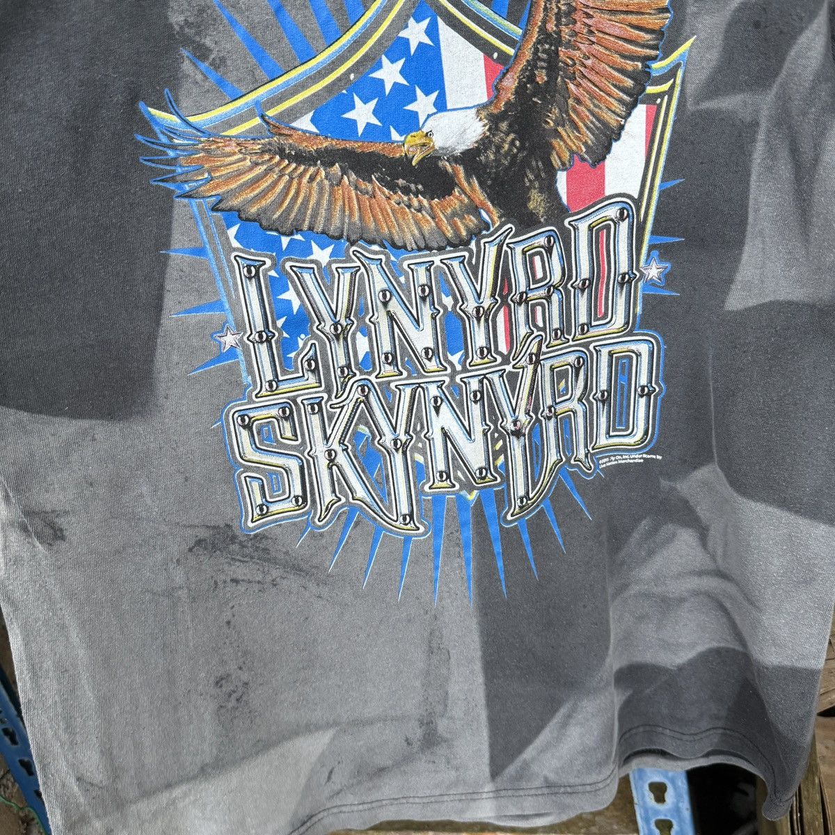 Band Tees Nice Faded Lynyrd Skynyrd Rock Band Tee Size US L / EU 52-54 / 3 - 4 Thumbnail
