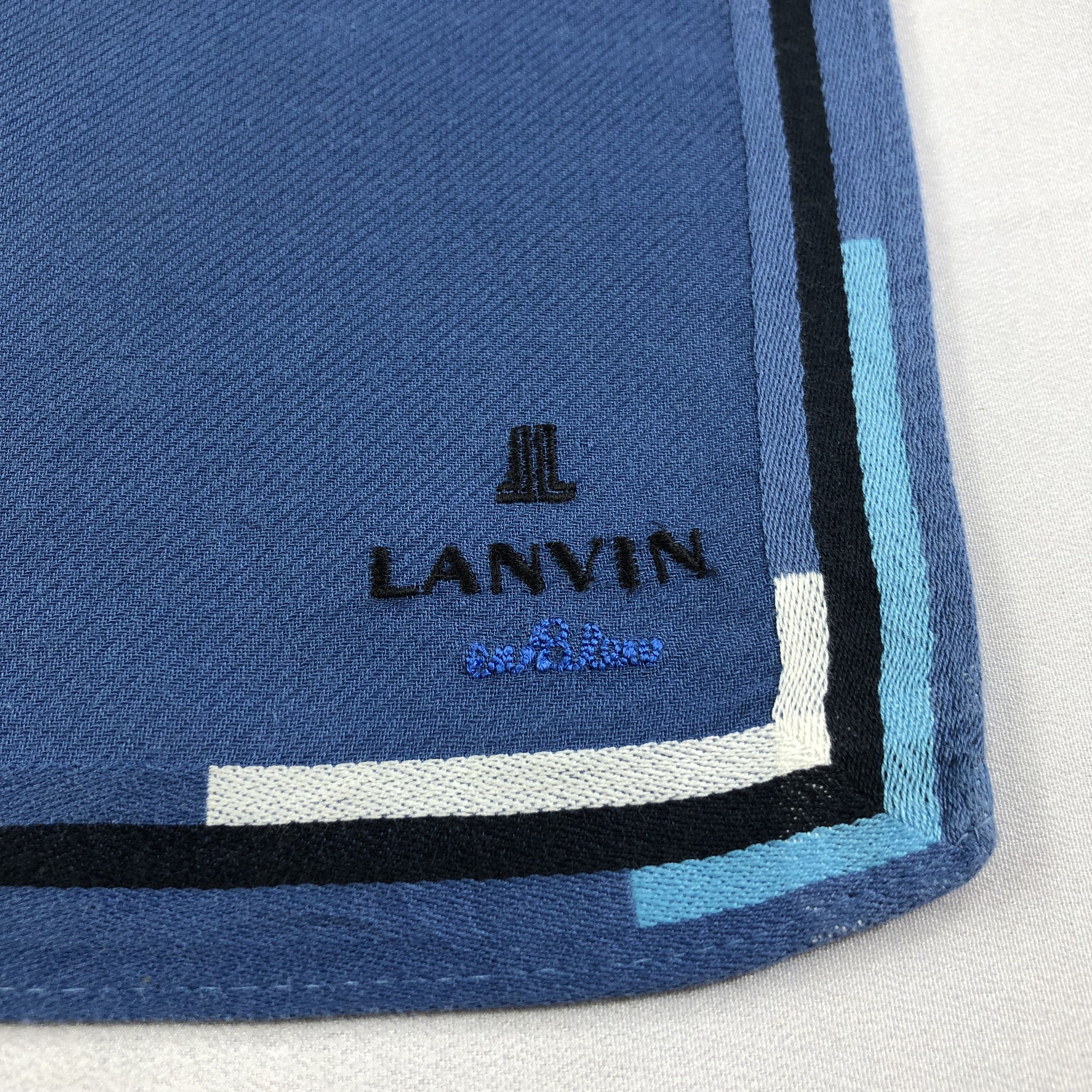 Lanvin Lanvin Handkerchief Neckerchief Bandana H1743 Size ONE SIZE - 4 Thumbnail