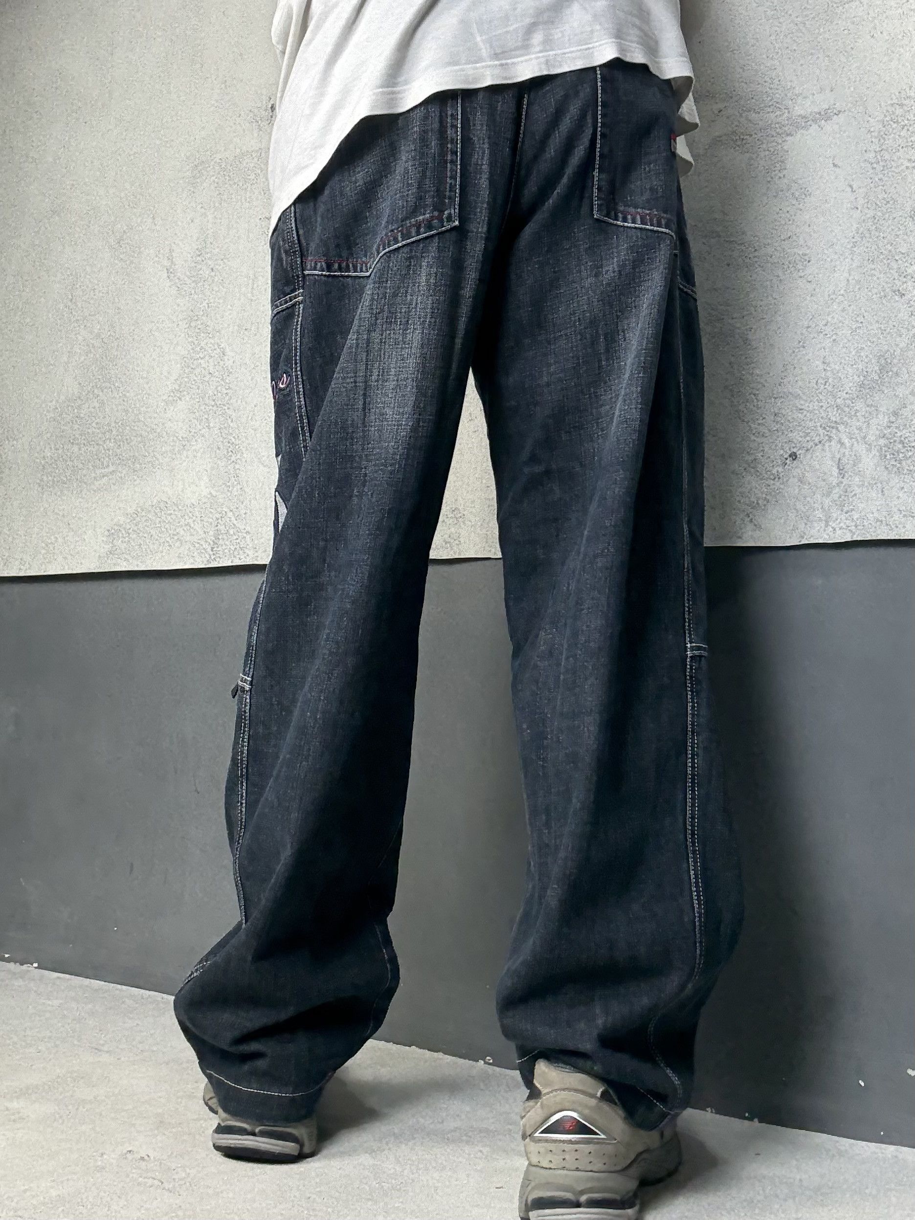 Fubu Vintage Y2K Fubu Baggy Denim Jeans Size US 36 / EU 52 - 5 Thumbnail