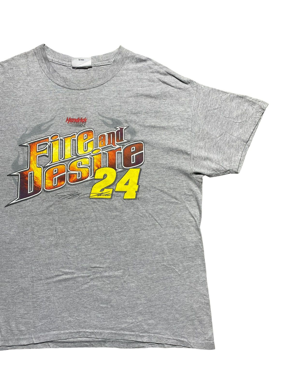 NASCAR VINTAGE NASCAR JEFF GORDON HENDRICK FIRE AND DESIRE 24 TEE Size US XL / EU 56 / 4 - 3 Thumbnail
