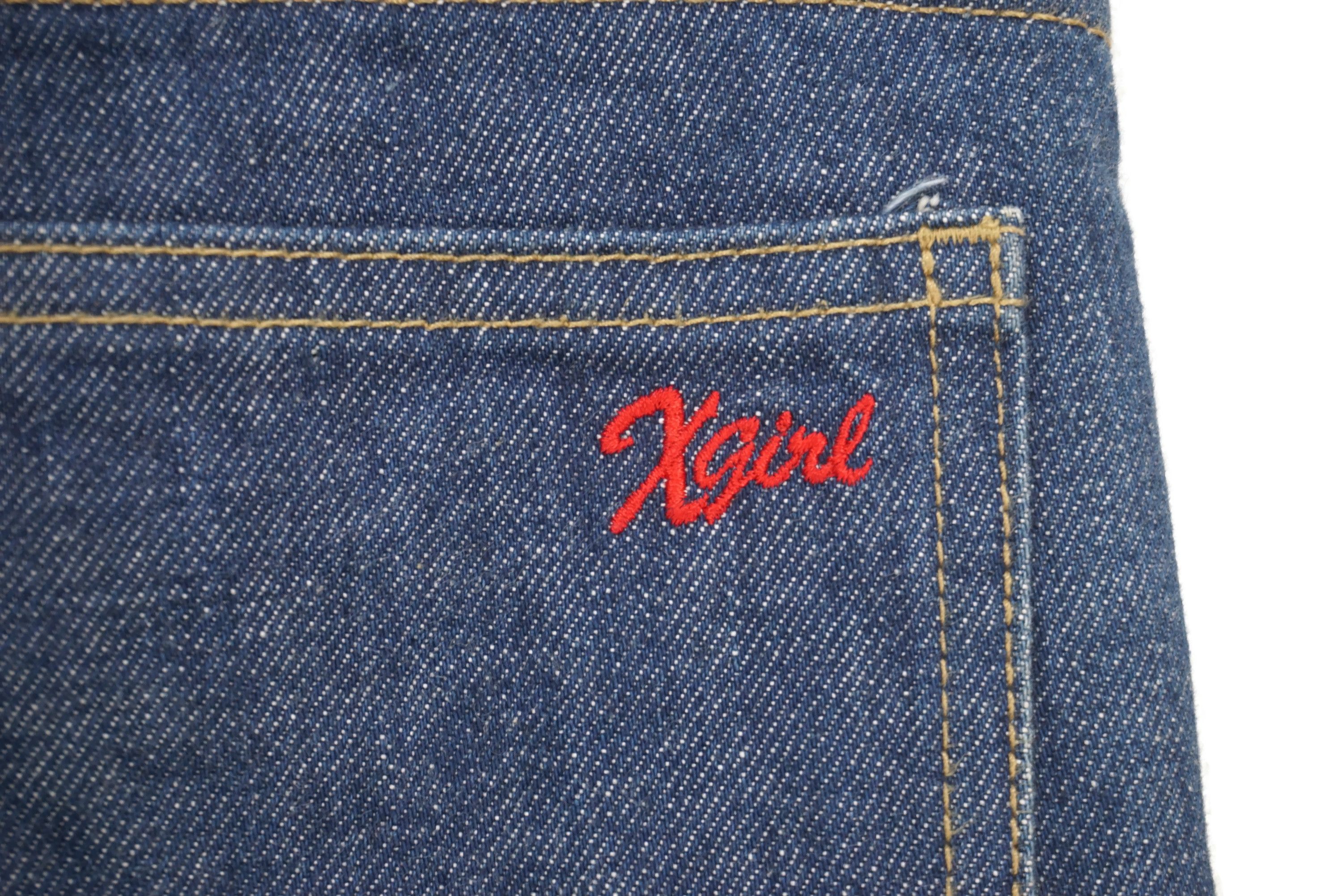 Japanese Brand X-girl Jeans Size W29xL29.5 Slim Skinny Zipper Hem Denim Size 26" / US 2 / IT 38 - 9 Thumbnail