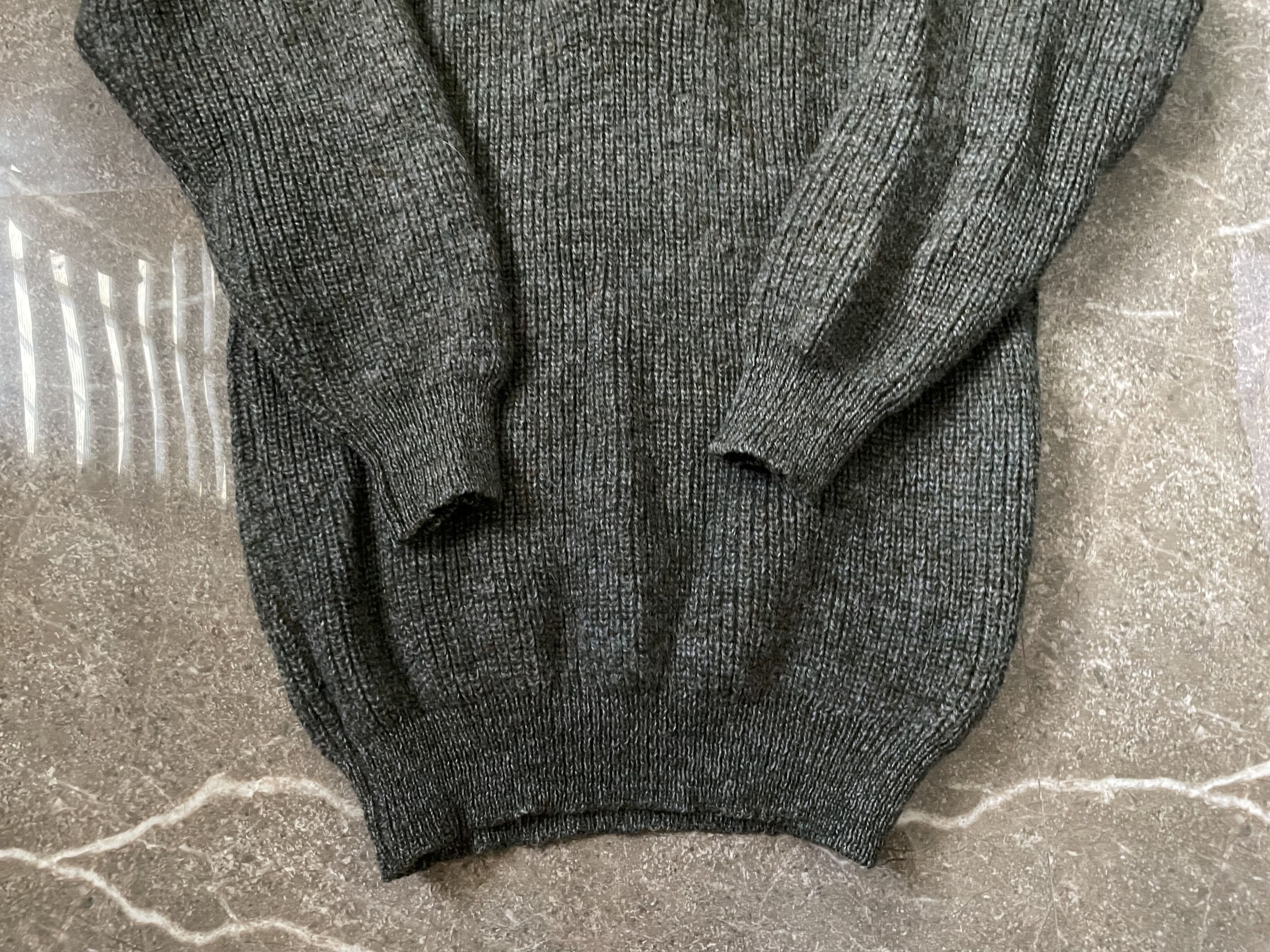 Barbour × Vintage Schott Wool Knitted Sweater Button Size US S / EU 44-46 / 1 - 3 Thumbnail