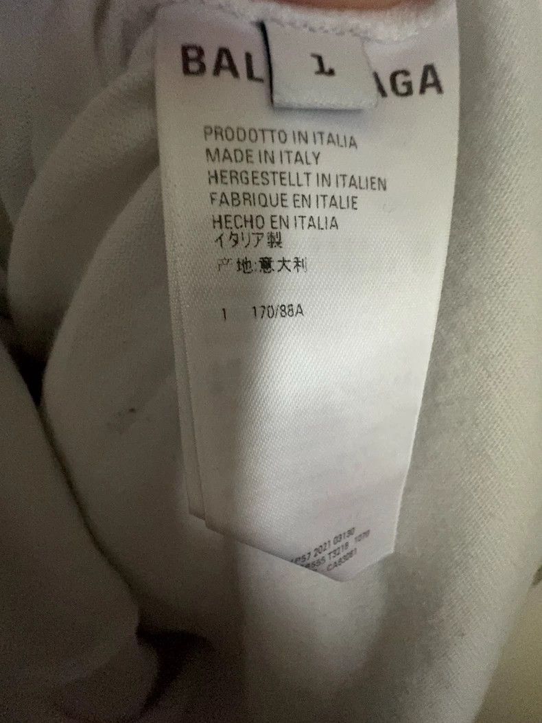 Balenciaga Balenciaga Black sweater and white T-shirt two-in-one V-ne Size US S / EU 44-46 / 1 - 6 Thumbnail