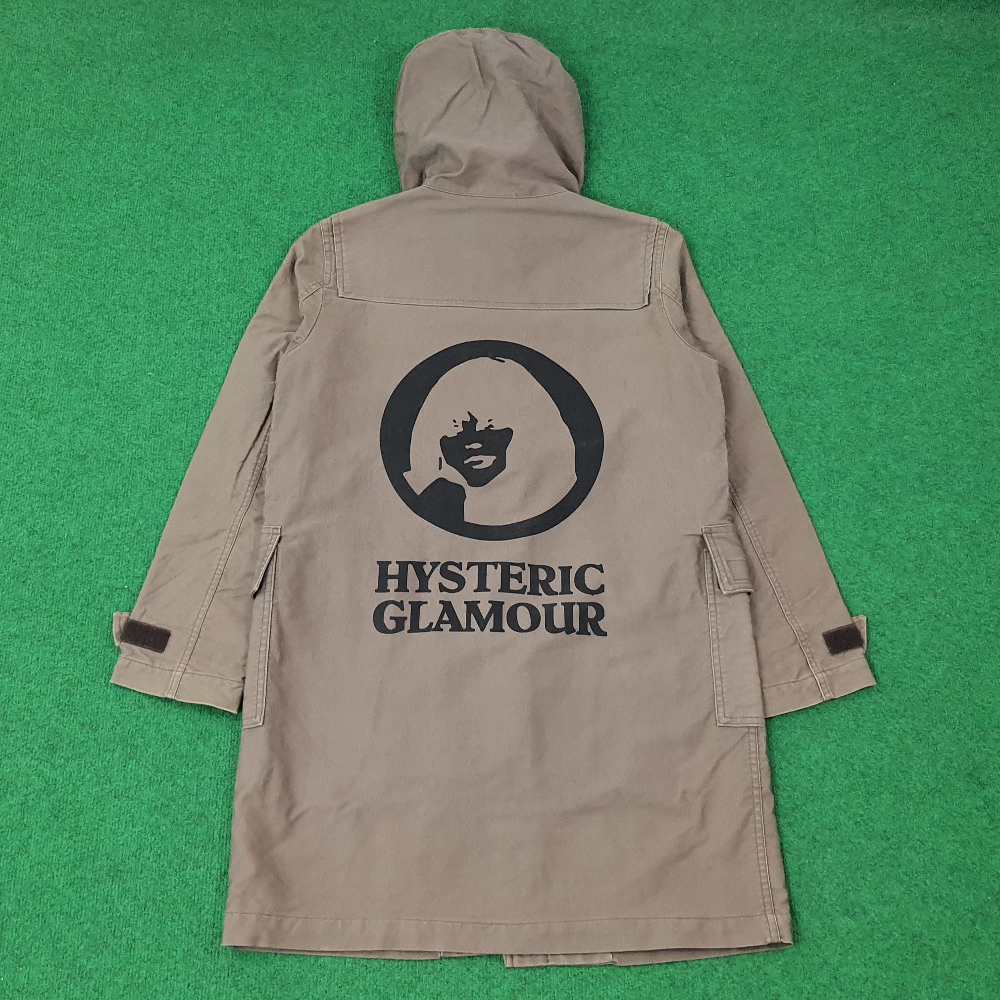 Vintage Hysteric Glamour Trench Coat Custom Logo C226N10