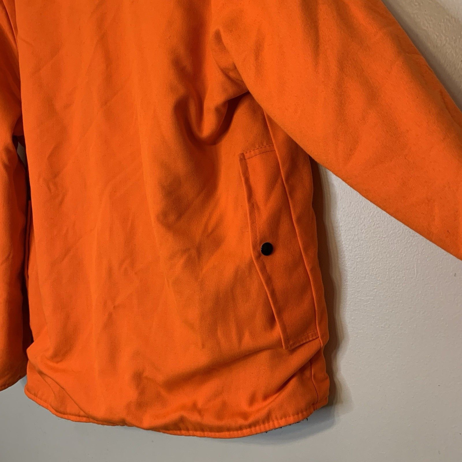 Vintage Vintage 80s Wool Plaid Reversible Jacket Red Orange Size XL Size US XL / EU 56 / 4 - 6 Thumbnail