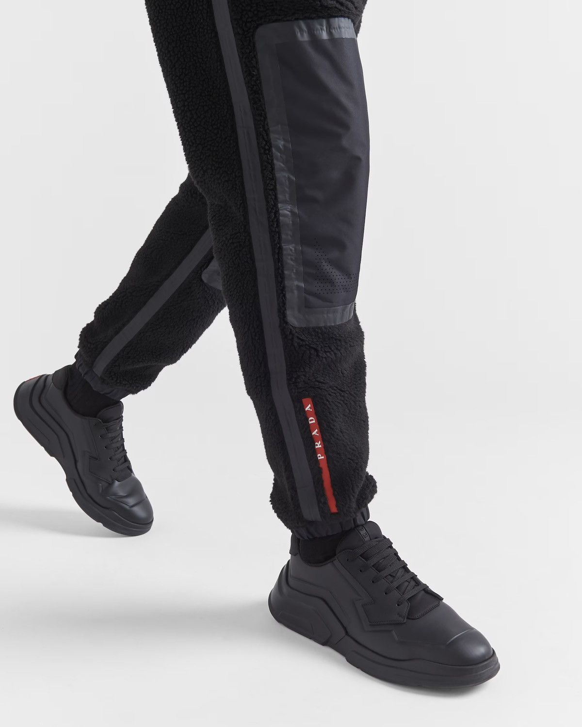 Prada Linea Rossa Technical fleece ski pants