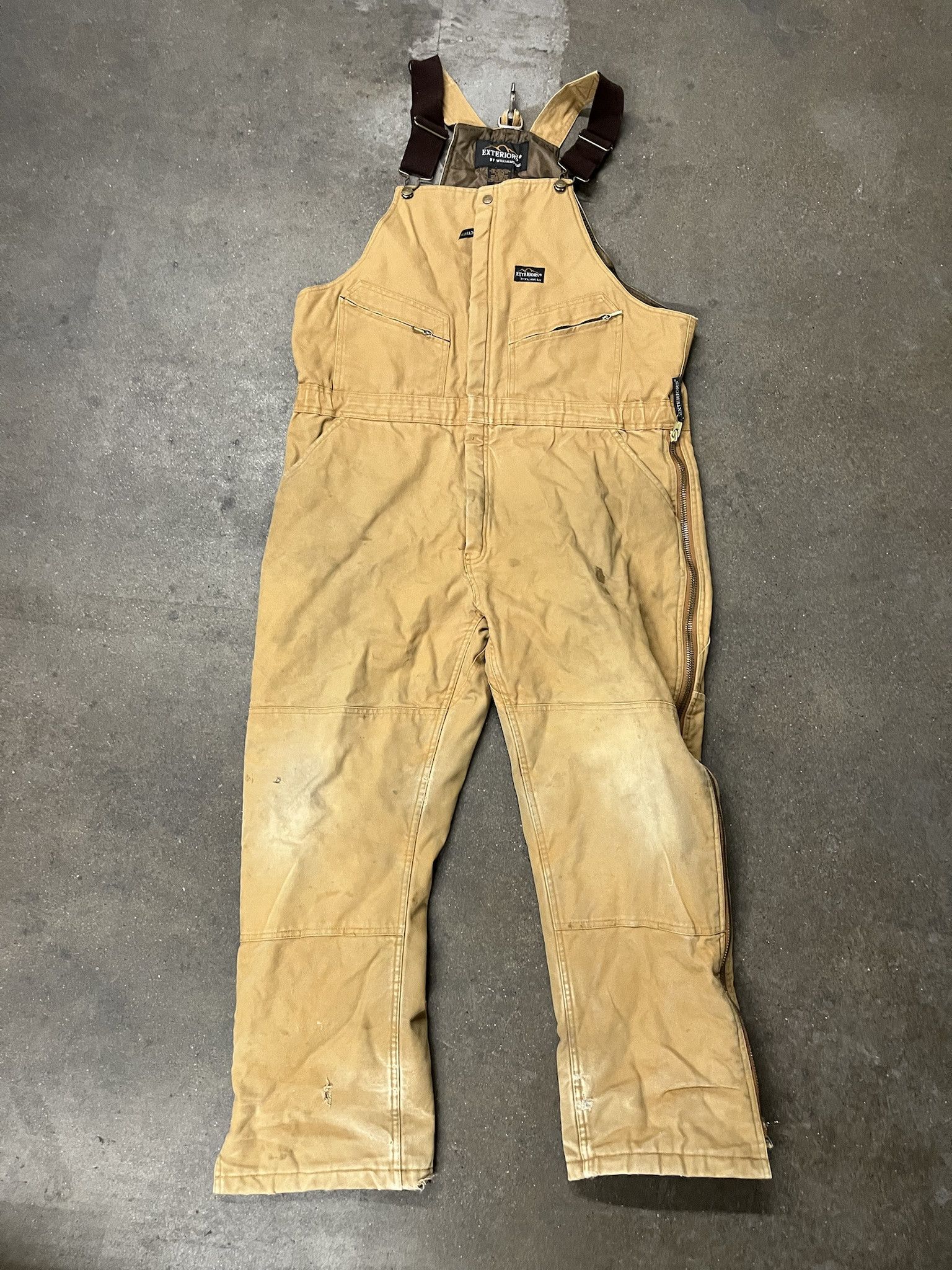 Carhartt × Vintage Vintage 1990s Quilted Canvas Heavy Duty Overalls Size Large Size US L / EU 52-54 / 3 - 1 Thumbnail