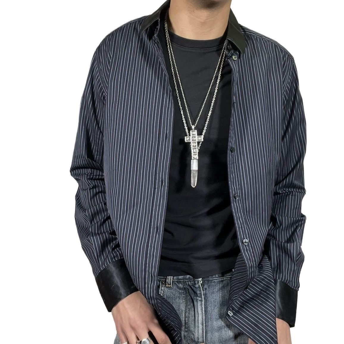 Dolce & Gabbana Dolce & Gabbana Striped Shirt Size US S / EU 44-46 / 1 - 3 Thumbnail