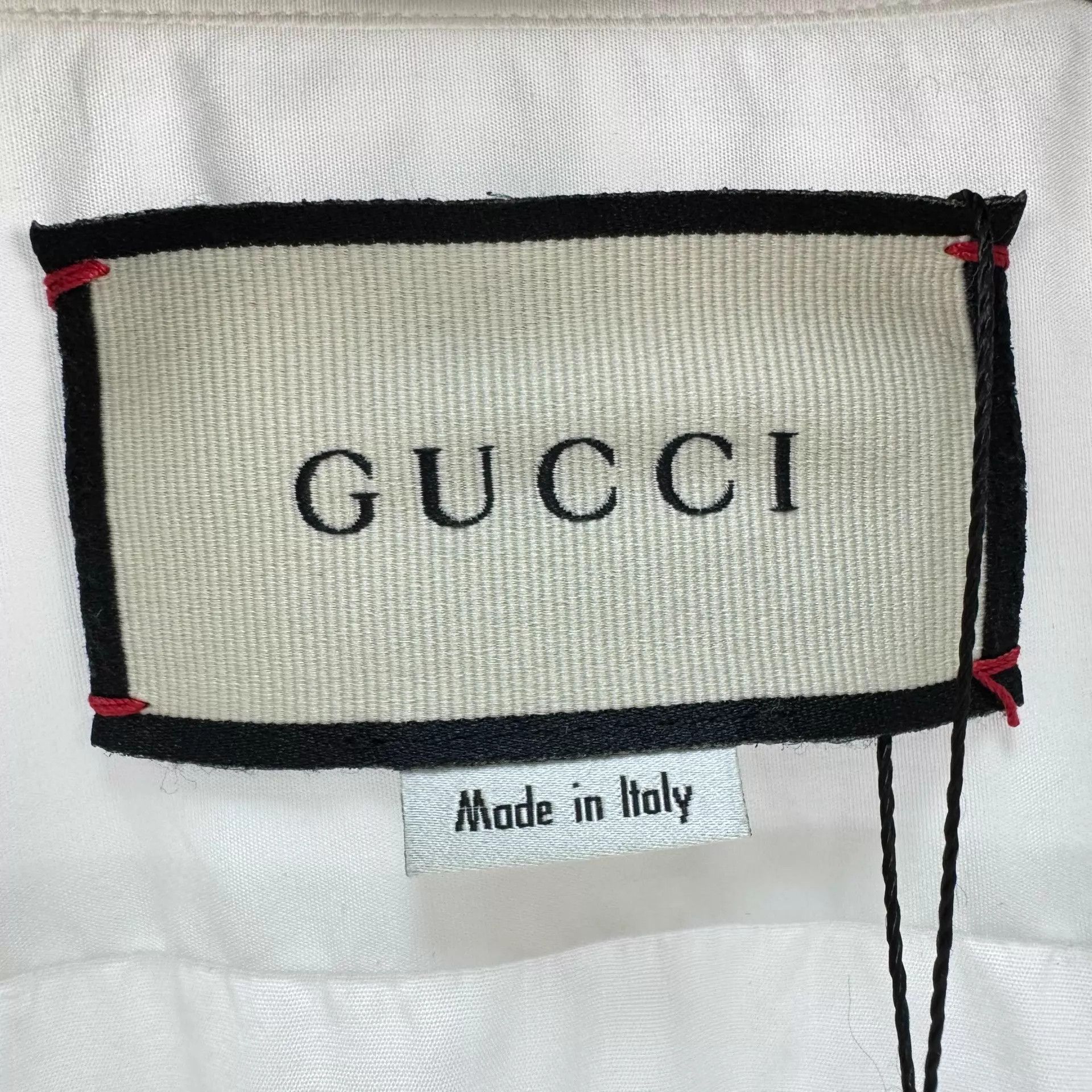 Gucci Gucci White LS Shirt 41 99 New Size US L / EU 52-54 / 3 - 5 Thumbnail