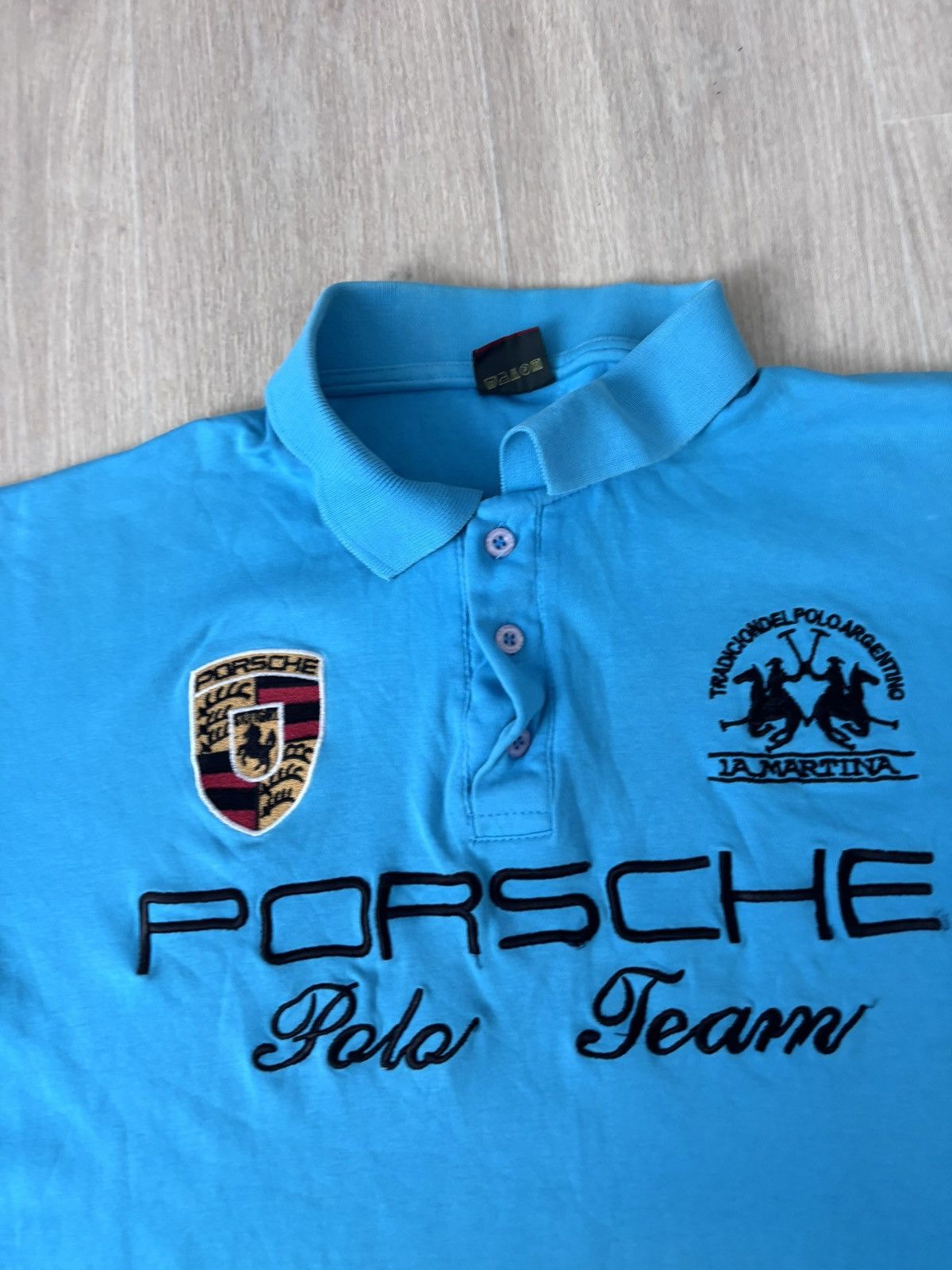 La Martina Vintage La martina Porsche polo shirt 90s rare Size US XL / EU 56 / 4 - 3 Thumbnail