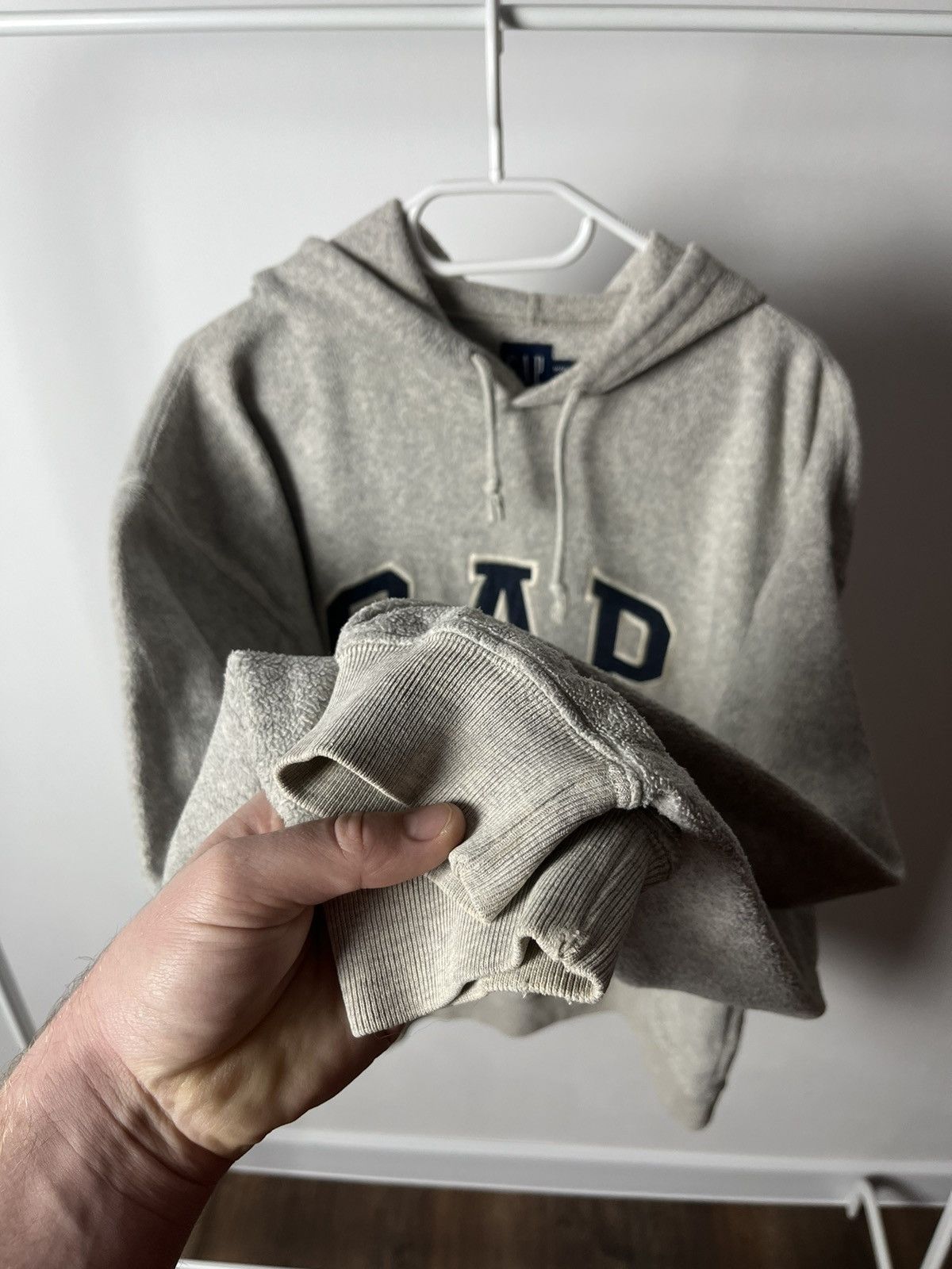 Gap × Japanese Brand × Vintage Vintage Gap Fleece Baggy Hoodie Size US M / EU 48-50 / 2 - 4 Thumbnail