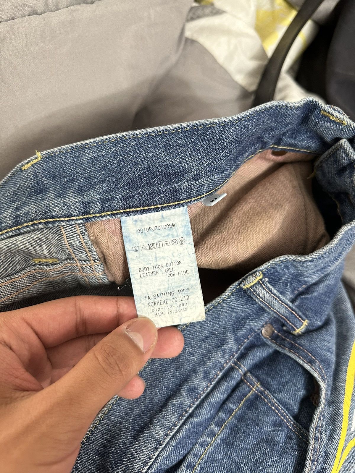 Bape Shadow Bape Loose Fit Denim Size US 34 / EU 50 - 7 Thumbnail