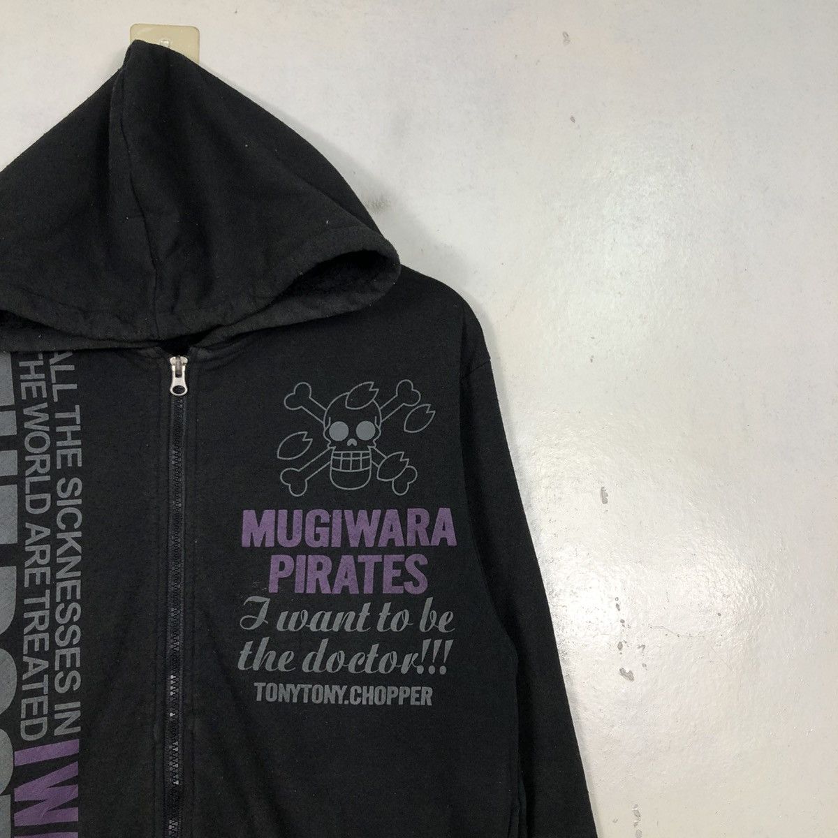 Japanese Brand 📌Cartoon Zipper Hoodie Mugiwara Pirates One Piece Big Logo Size US M / EU 48-50 / 2 - 8 Thumbnail