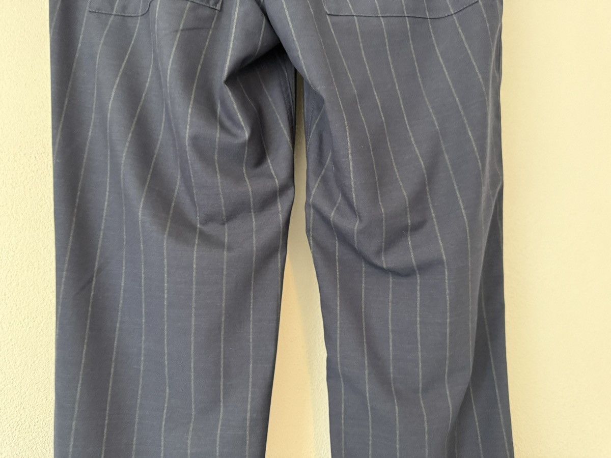 Brunello Cucinelli Brunello Cucinelli Navy Pinstripe Wool Trousers Size US 34 / EU 50 - 8 Thumbnail