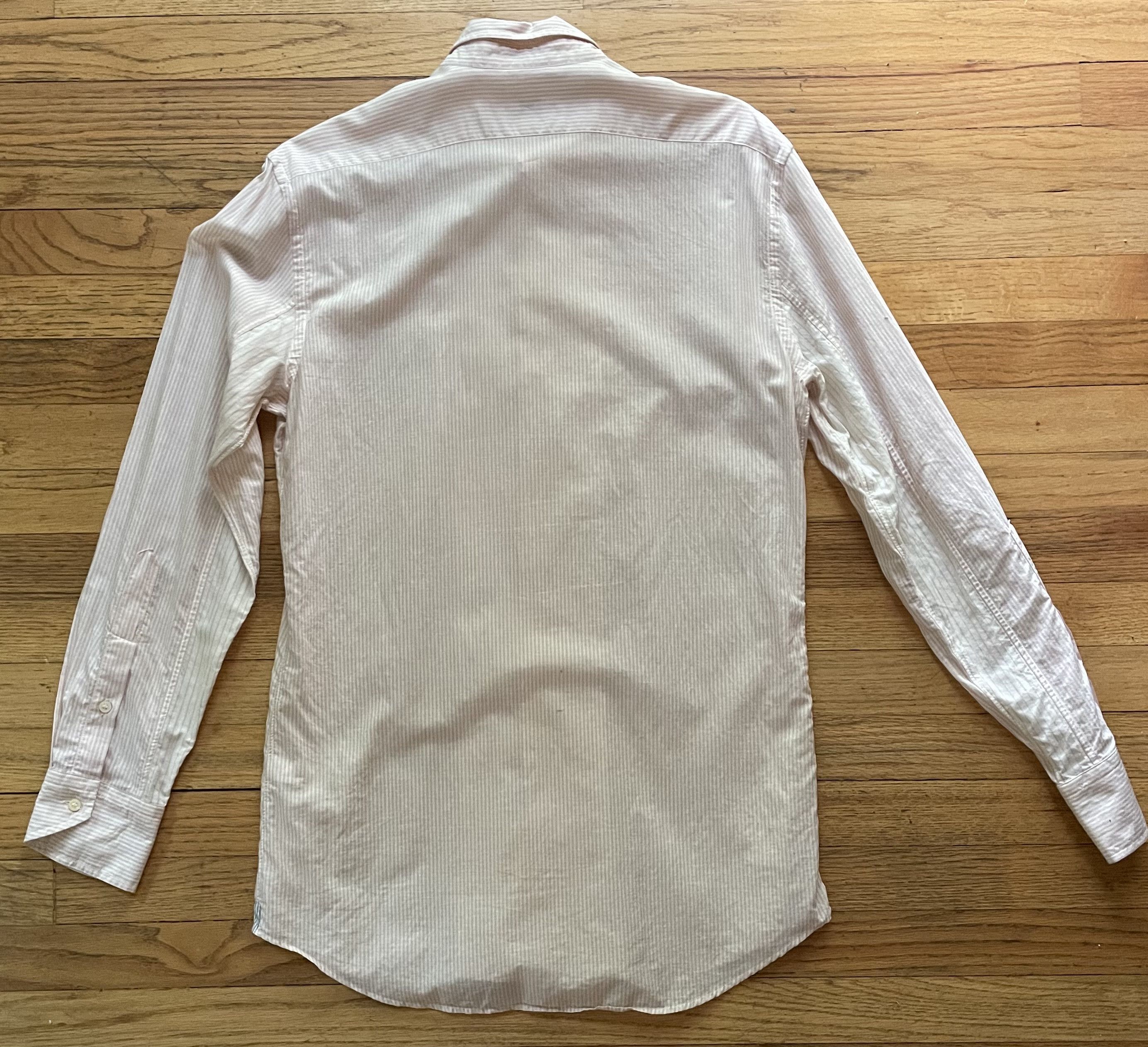 Paul Smith Paul Smith pink/white pinstripe button down M Size US M / EU 48-50 / 2 - 2 Thumbnail