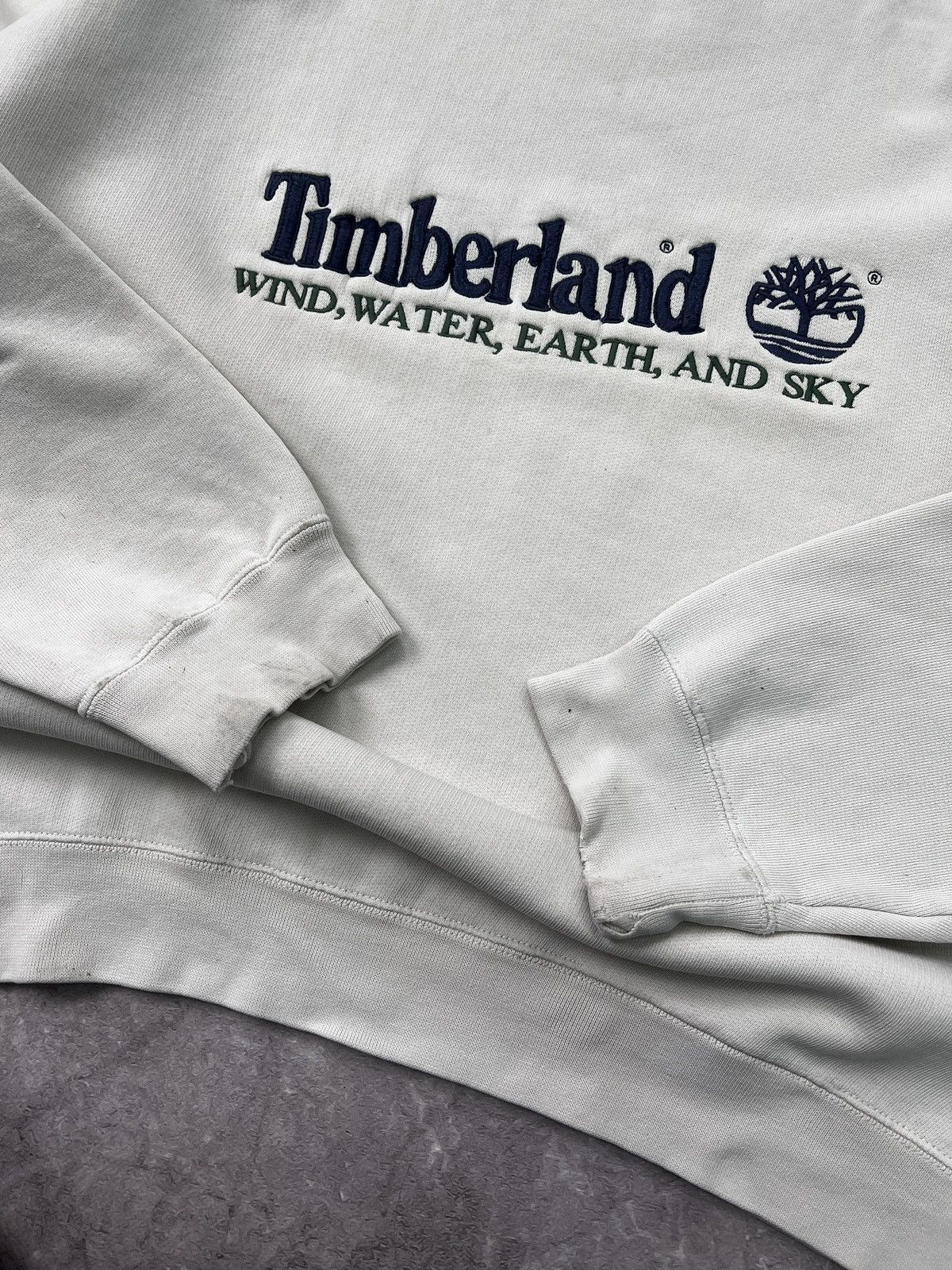 Timberland × Vintage VINTAGE BIG LOGO 90s retro timberland CREWNECK SWEATSHIRT Size US XL / EU 56 / 4 - 8 Thumbnail