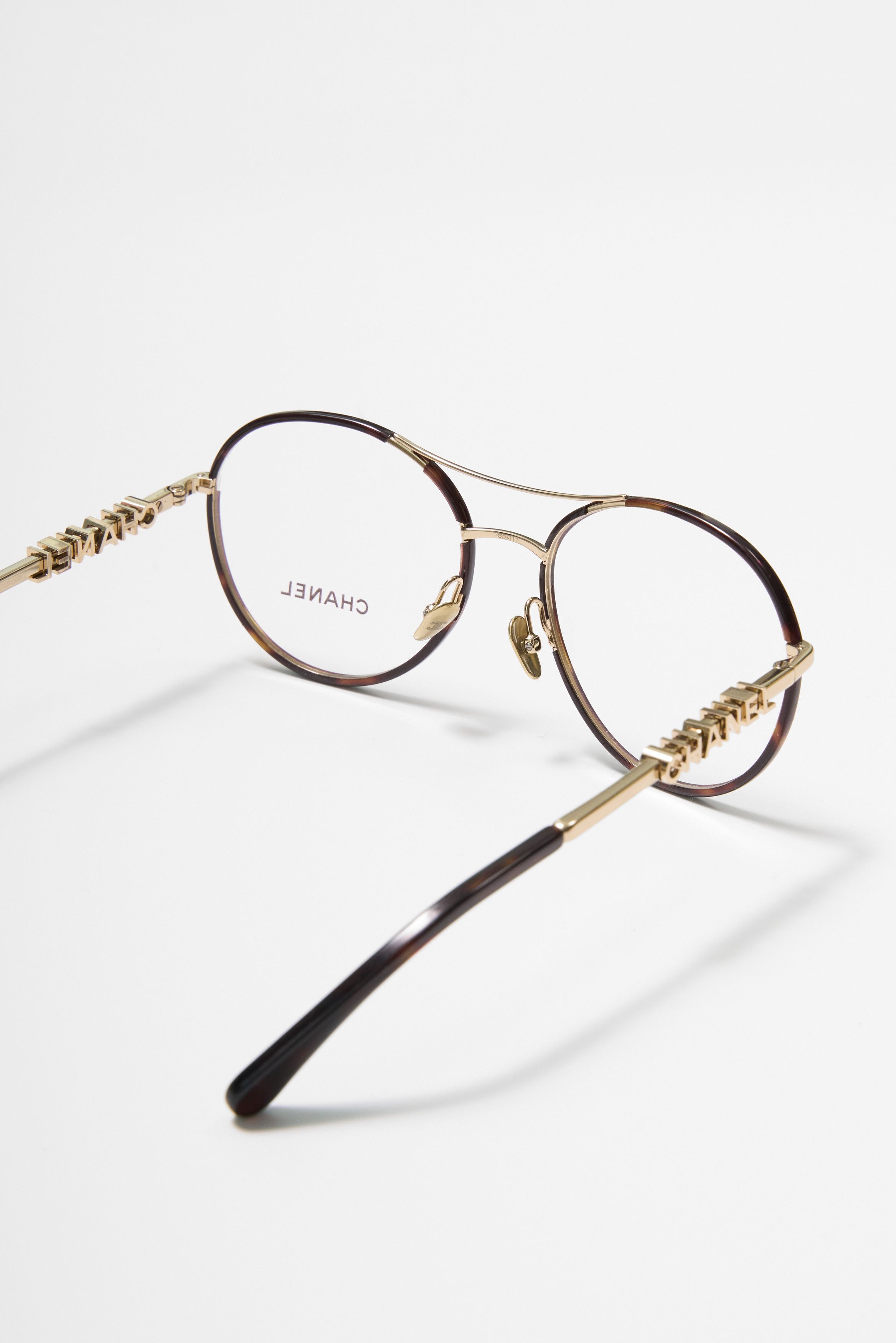 Chanel Chanel Pilot Eyeglasses Size ONE SIZE - 5 Thumbnail
