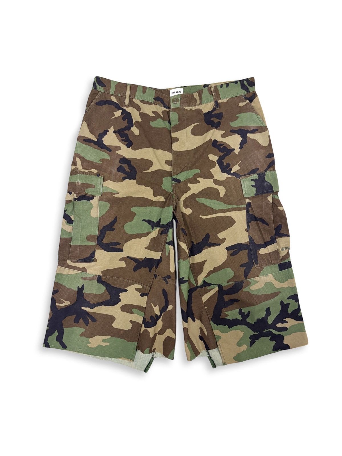 Vintage Woodland BDU Bermuda (Rip Stop) Size US 35 - 1 Thumbnail