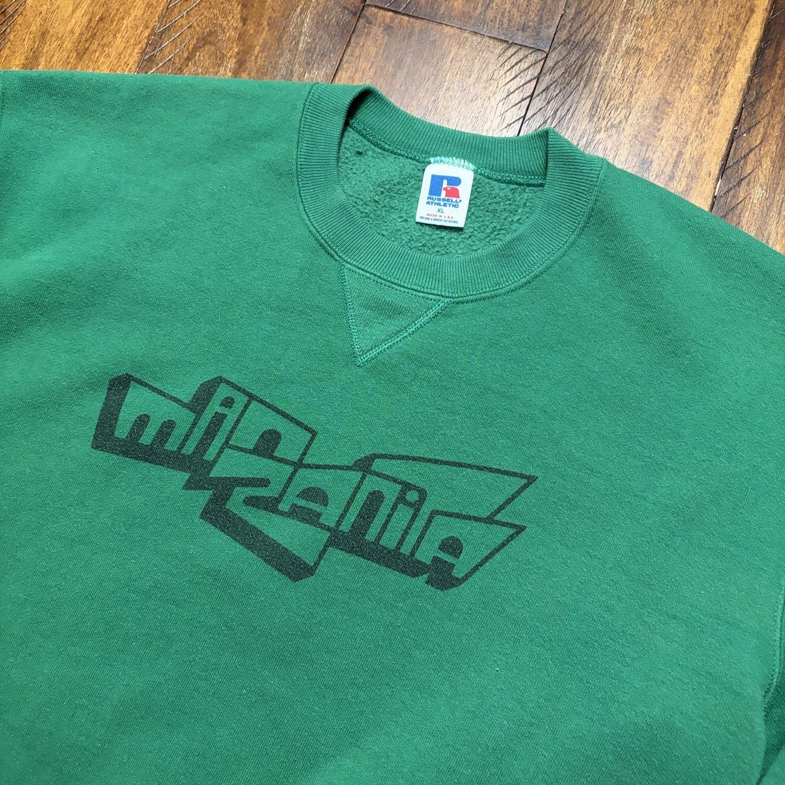 Russell Athletic Vintage Russell Athletic Sweatshirt Mens XL Green Manzanita Size US XL / EU 56 / 4 - 3 Thumbnail