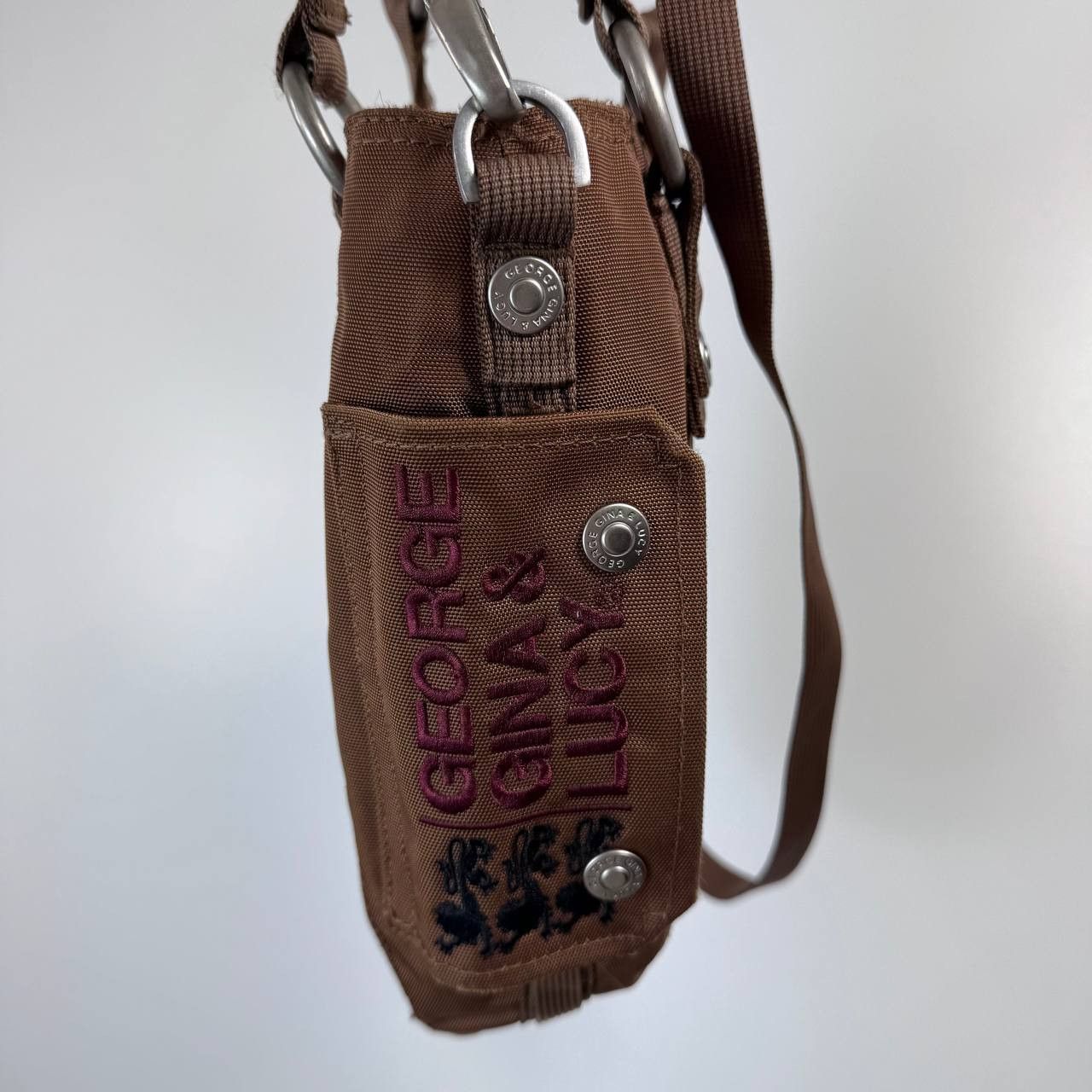 George Gina & Lucy George Gina Lucy Puffy Punchbag Shoulder Bag Brown Womens Size ONE SIZE - 6 Thumbnail
