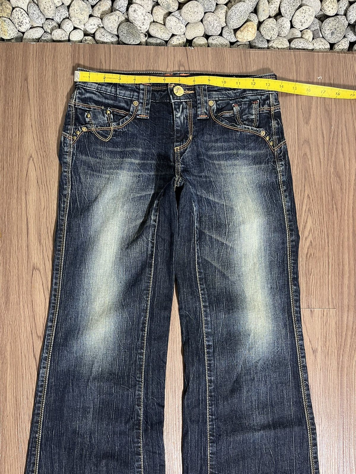 Edwin × If Six Was Nine × Tornado Mart Edwin x Something tribal emboirdery flare lowrise denim Size US 27 - 10 Thumbnail