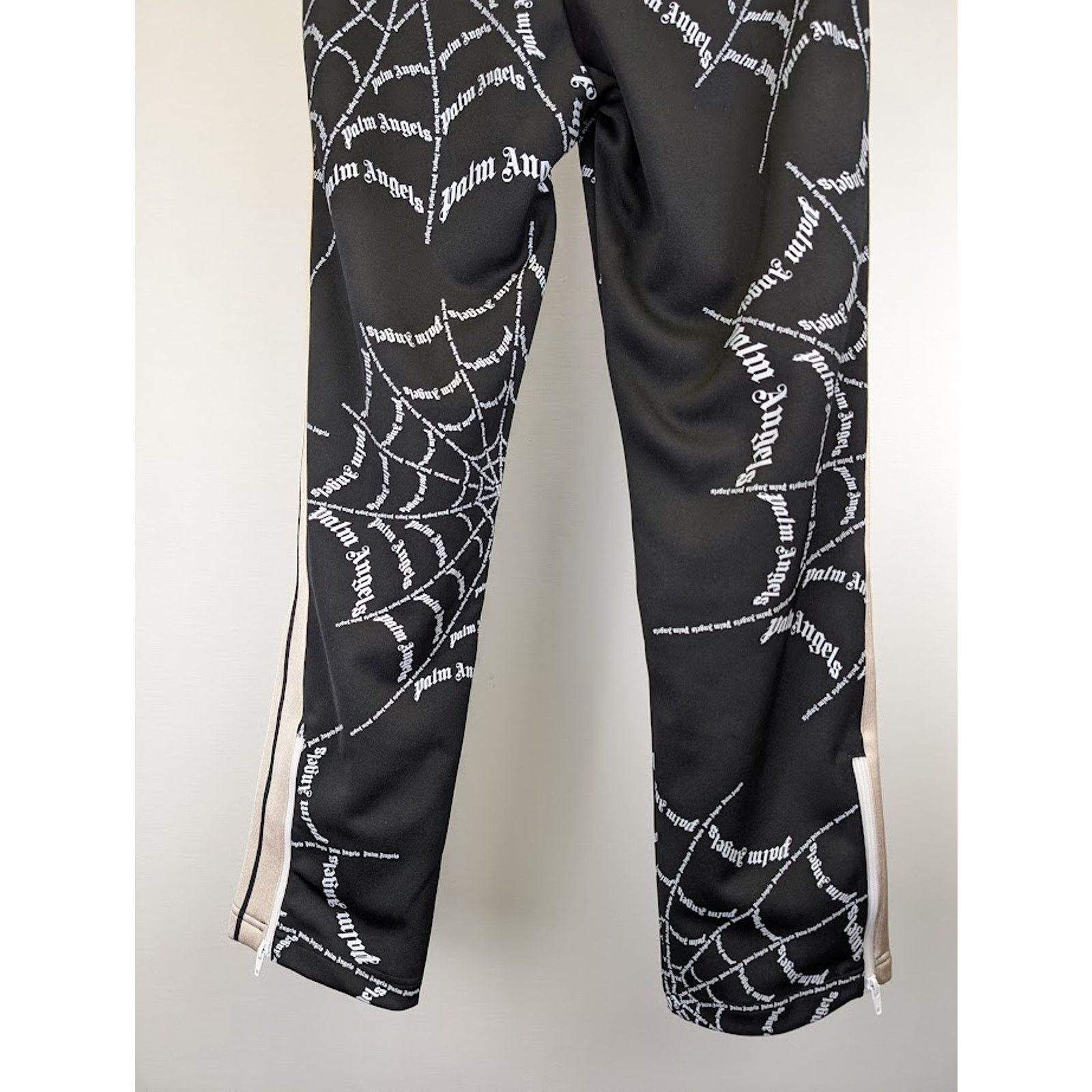 Palm Angels o1rshd1 Spider Web Classic Track Pant in Black Off White XXL Size US 38 / EU 54 - 17 Thumbnail