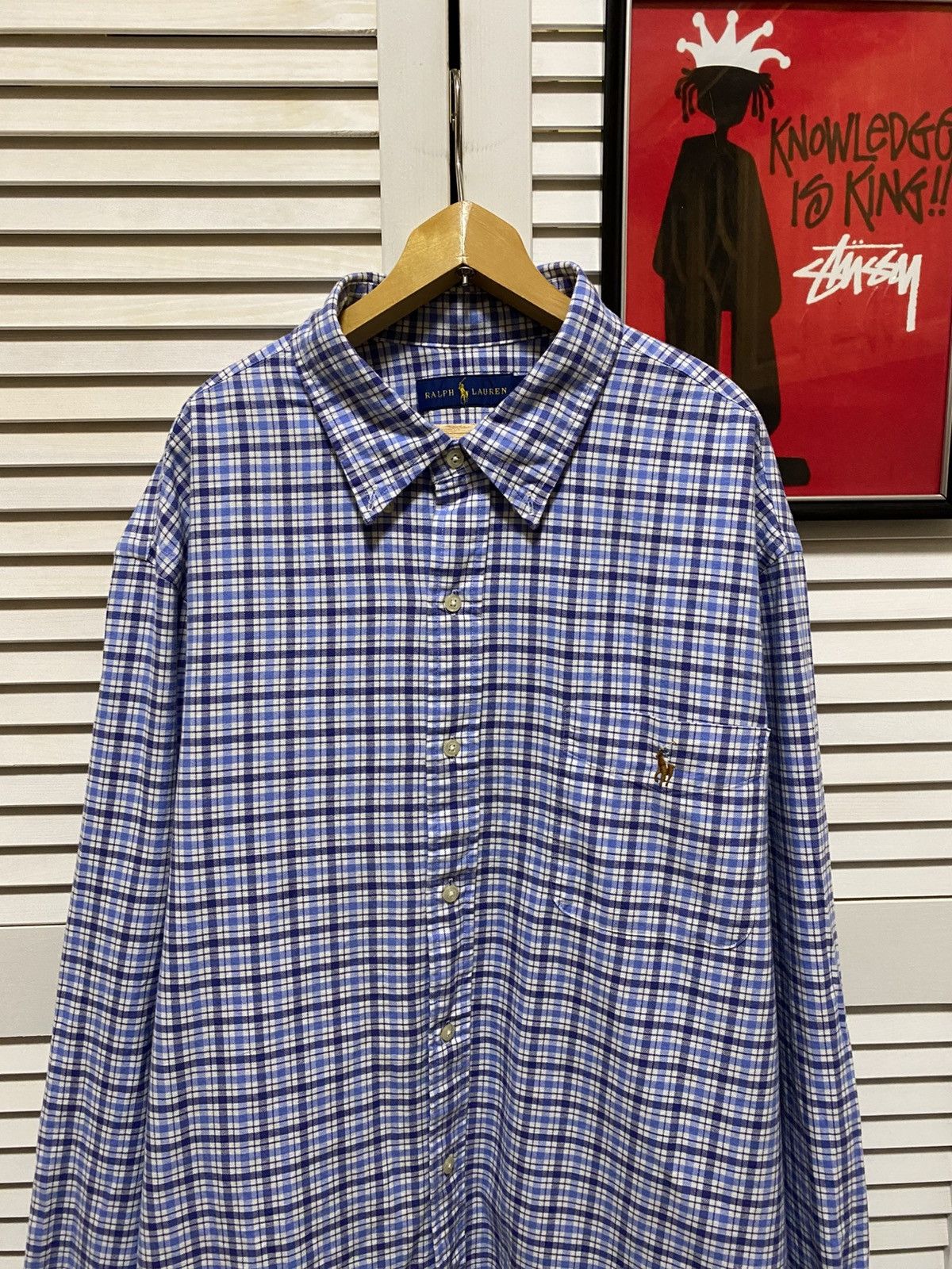 Polo Ralph Lauren Vintage Plaid Shirt Button Up Polo Ralph Lauren Hawaii Size US XL / EU 56 / 4 - 2 Thumbnail