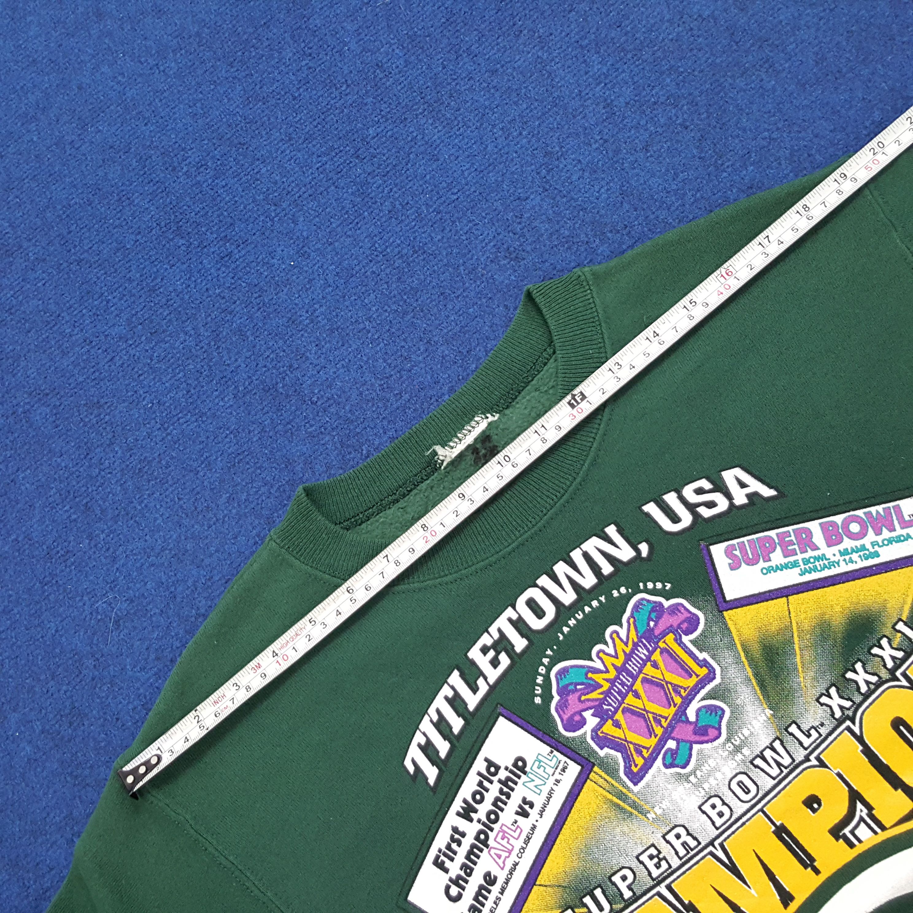 NFL × Vintage Vintage Super Bowl XXXI Champion Packers USA sweatshirts Size US S / EU 44-46 / 1 - 7 Thumbnail