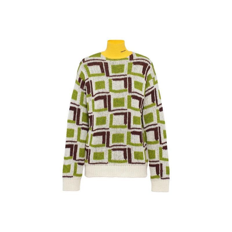 Prada Prada Colorful High Neck Sweater for Women-2506 Size US XS / EU 42 / 0 - 1 Thumbnail