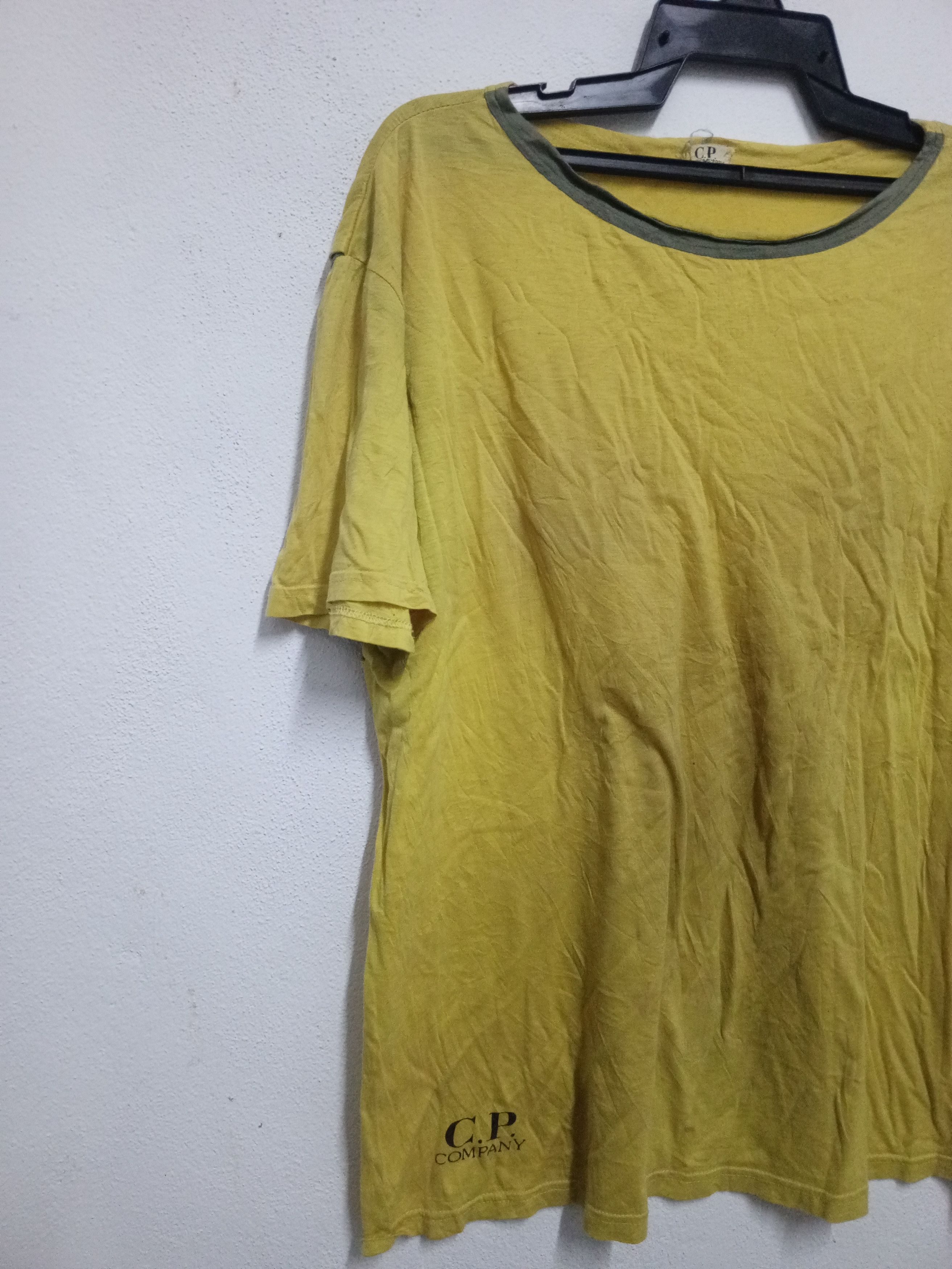 Massimo Osti Yellow c.p company by Massimo osti tshirt Size US L / EU 52-54 / 3 - 4 Thumbnail