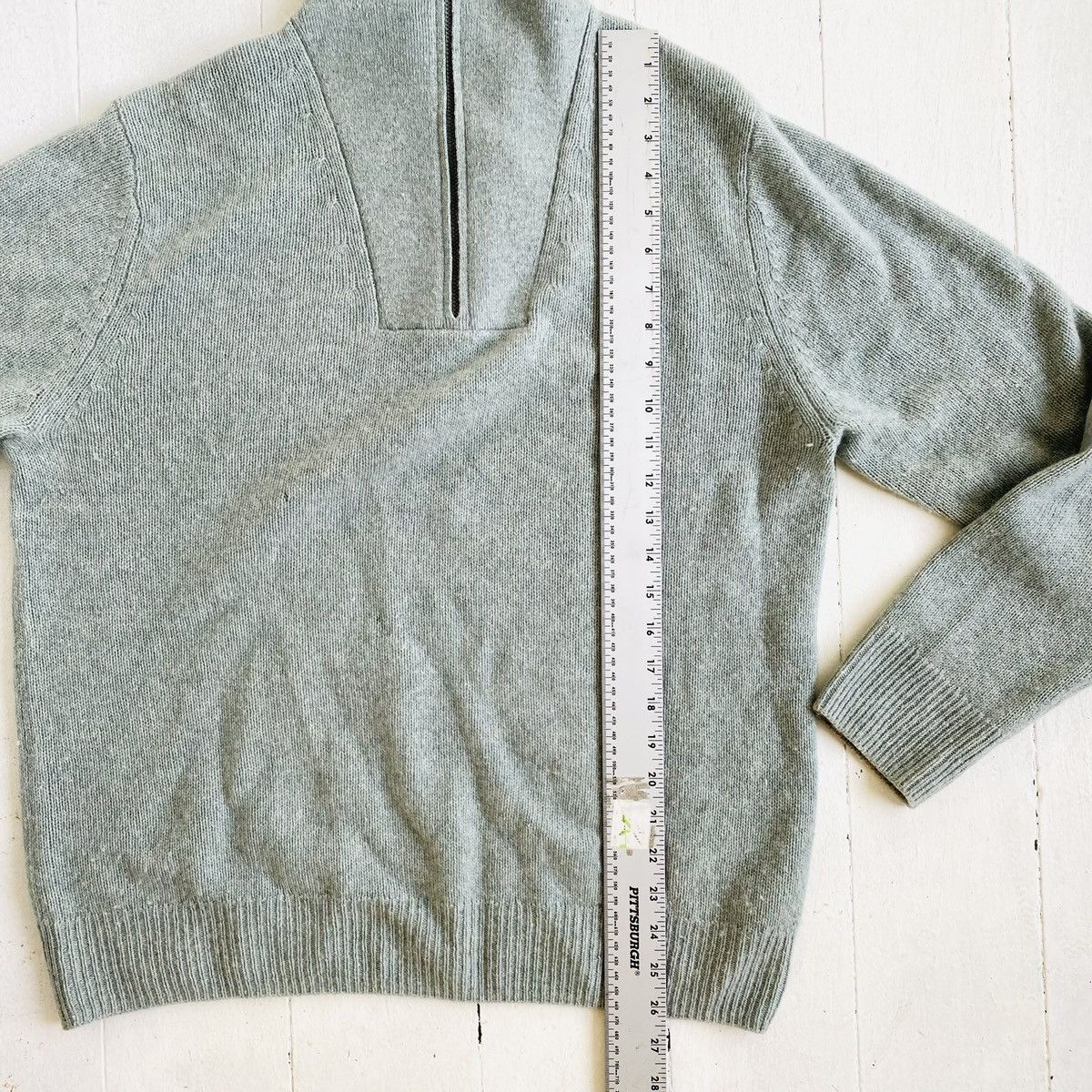 Vince Vince Melange 1/4 zip cashmere wool sweater Size US M / EU 48-50 / 2 - 8 Thumbnail