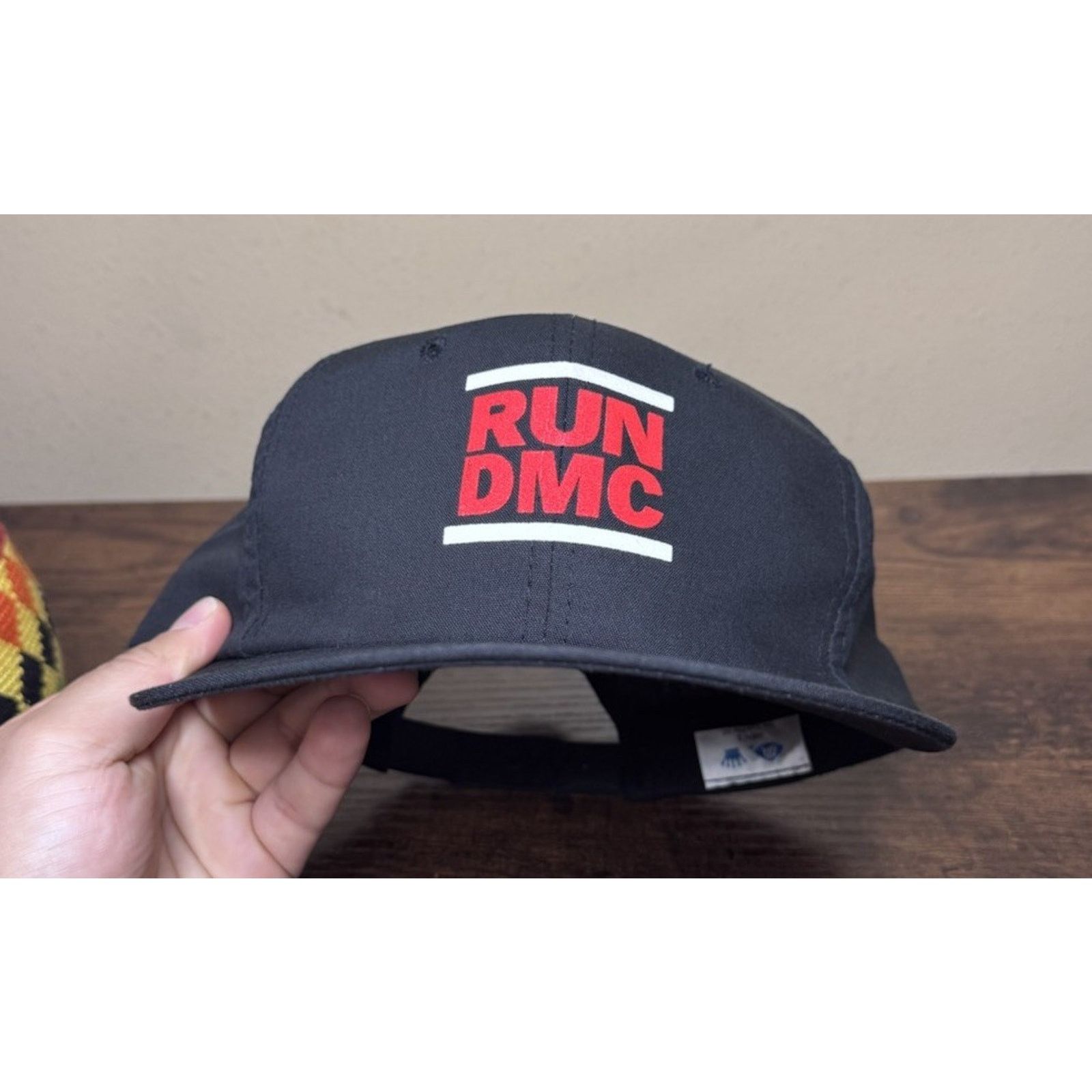 RUN DMC Vintage 80s 90s Run DMC Rap Hip Hop Snapback Hat Size ONE SIZE - 6 Thumbnail